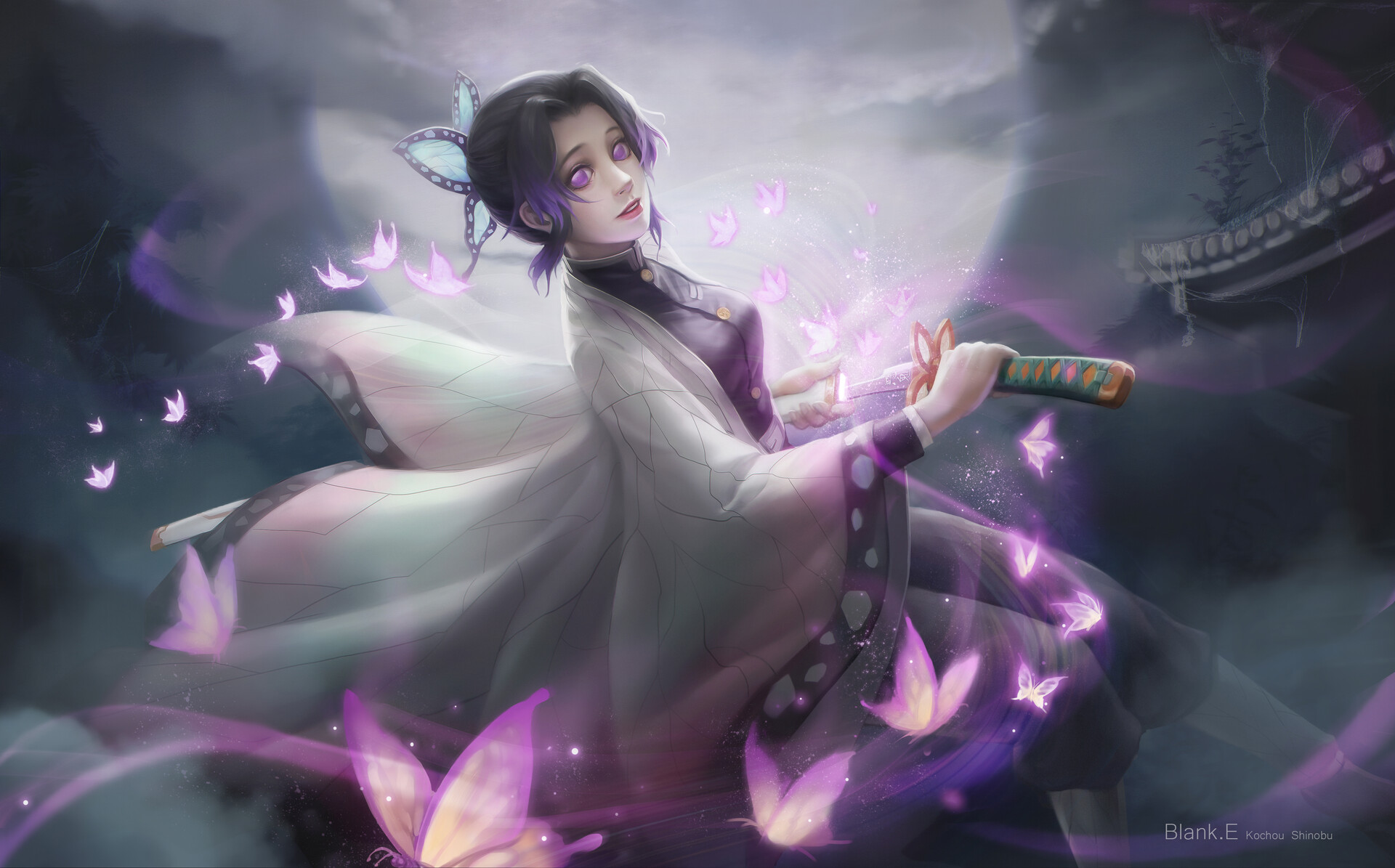 亦白- 蝴蝶忍/胡蝶しのぶ/Kochou Shinobu