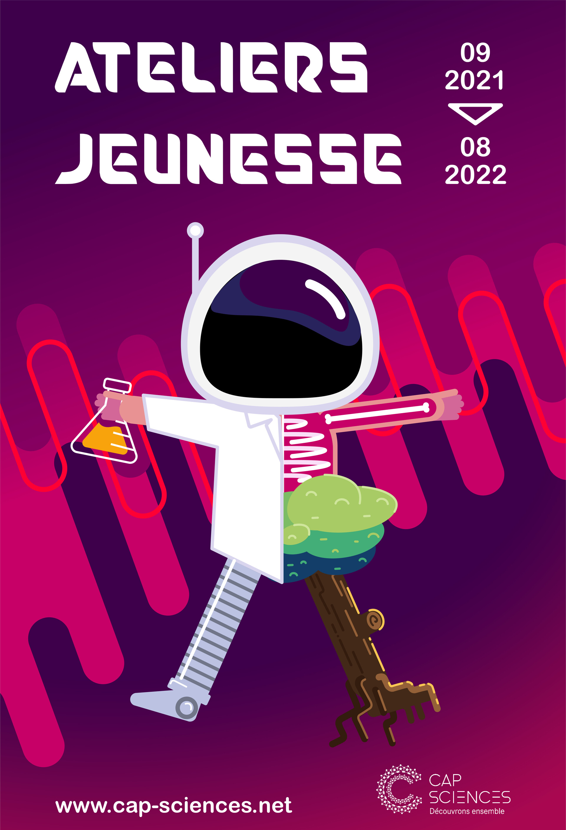 ArtStation Projet d'étude Affiche CAP Sciences