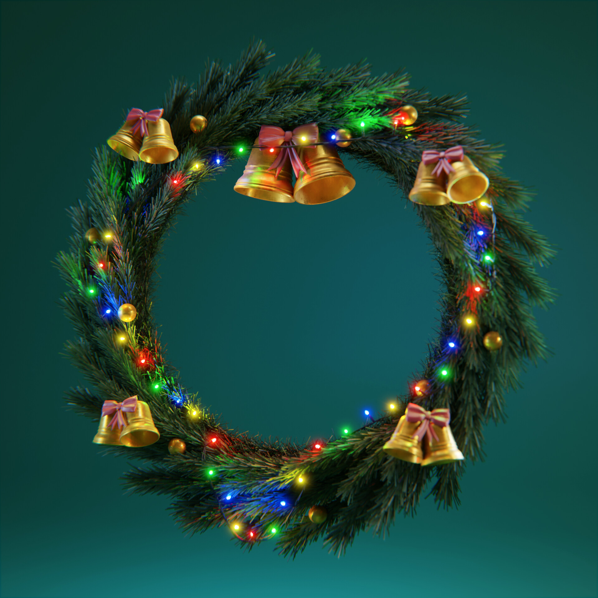 ArtStation Christmas Wreath