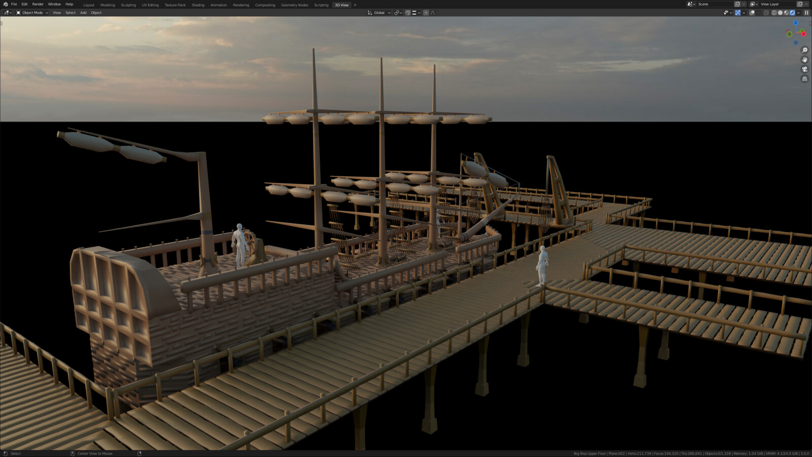 Port Sarim Large Cannon Ship