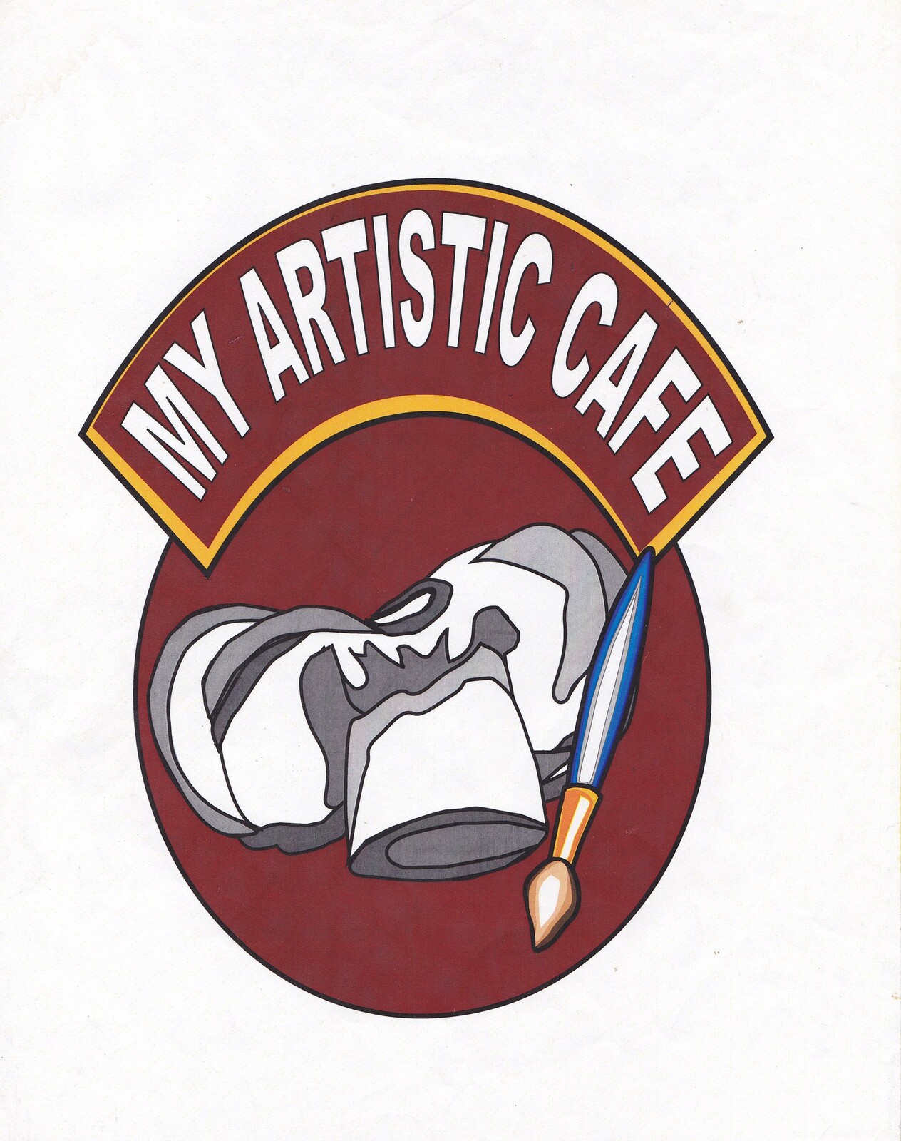 My Artistic Cafe Logo Design