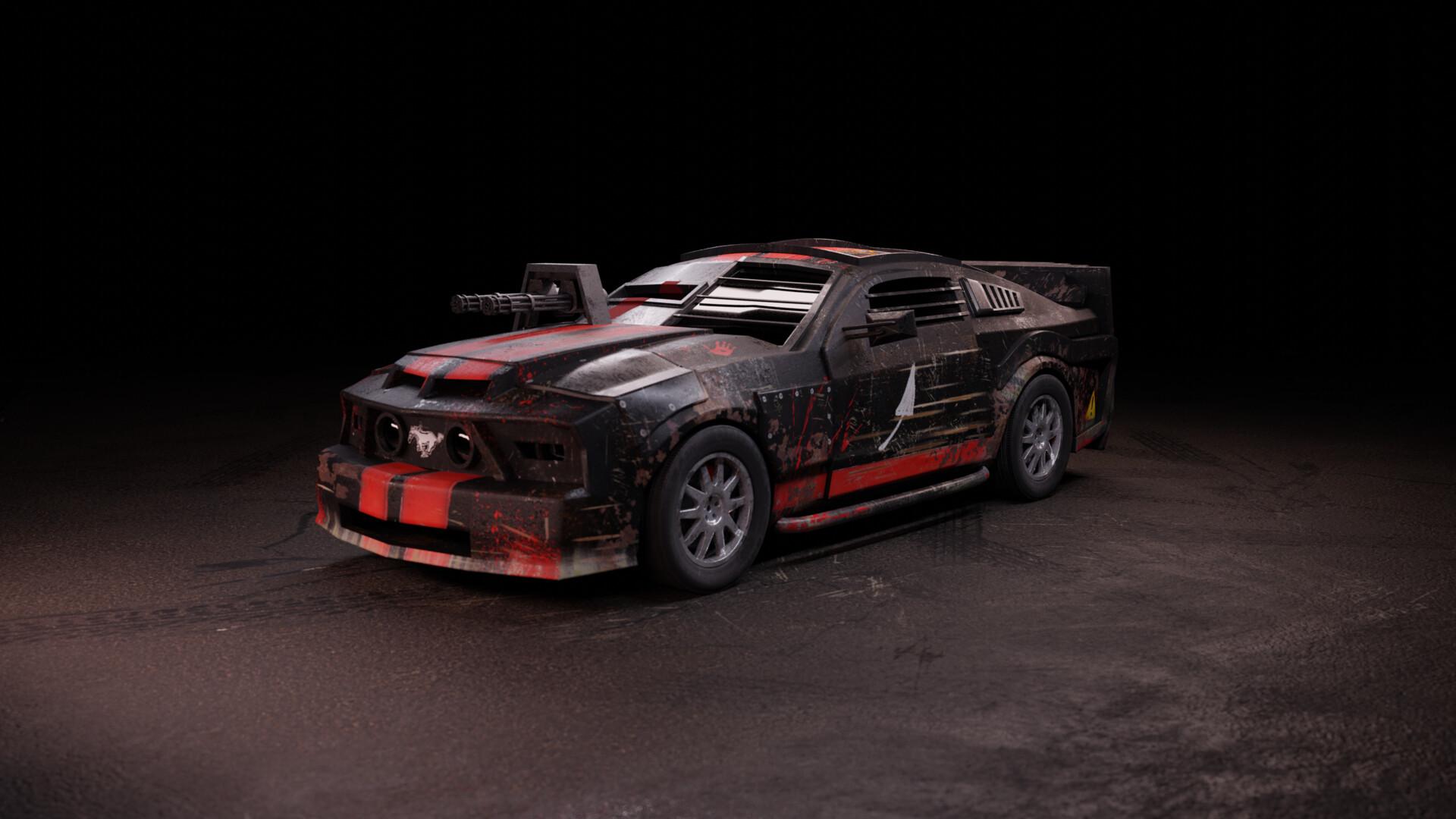 ArtStation Frankenstein's Mustang