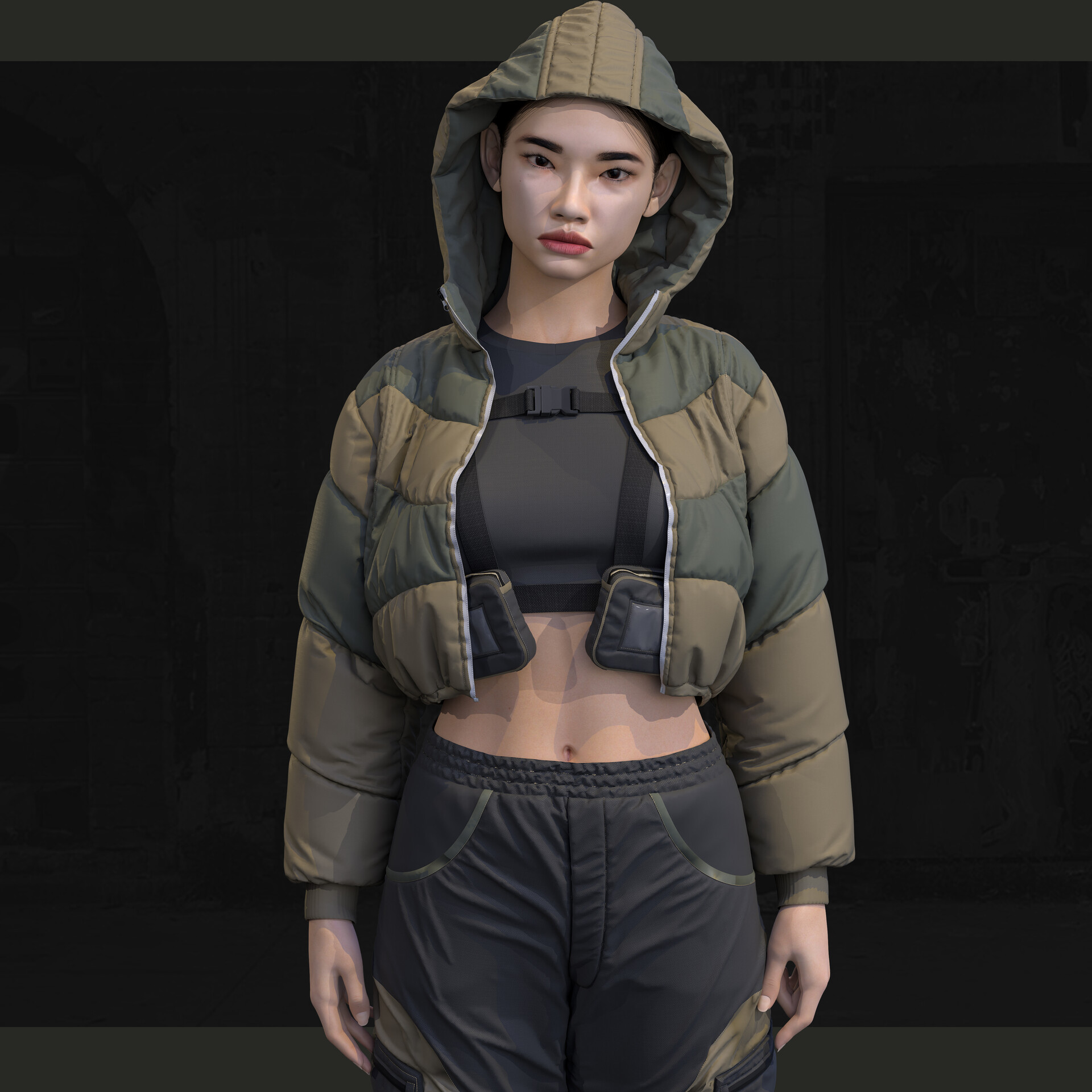 ArtStation - Streetwear/techwear/warcore/military Outfit