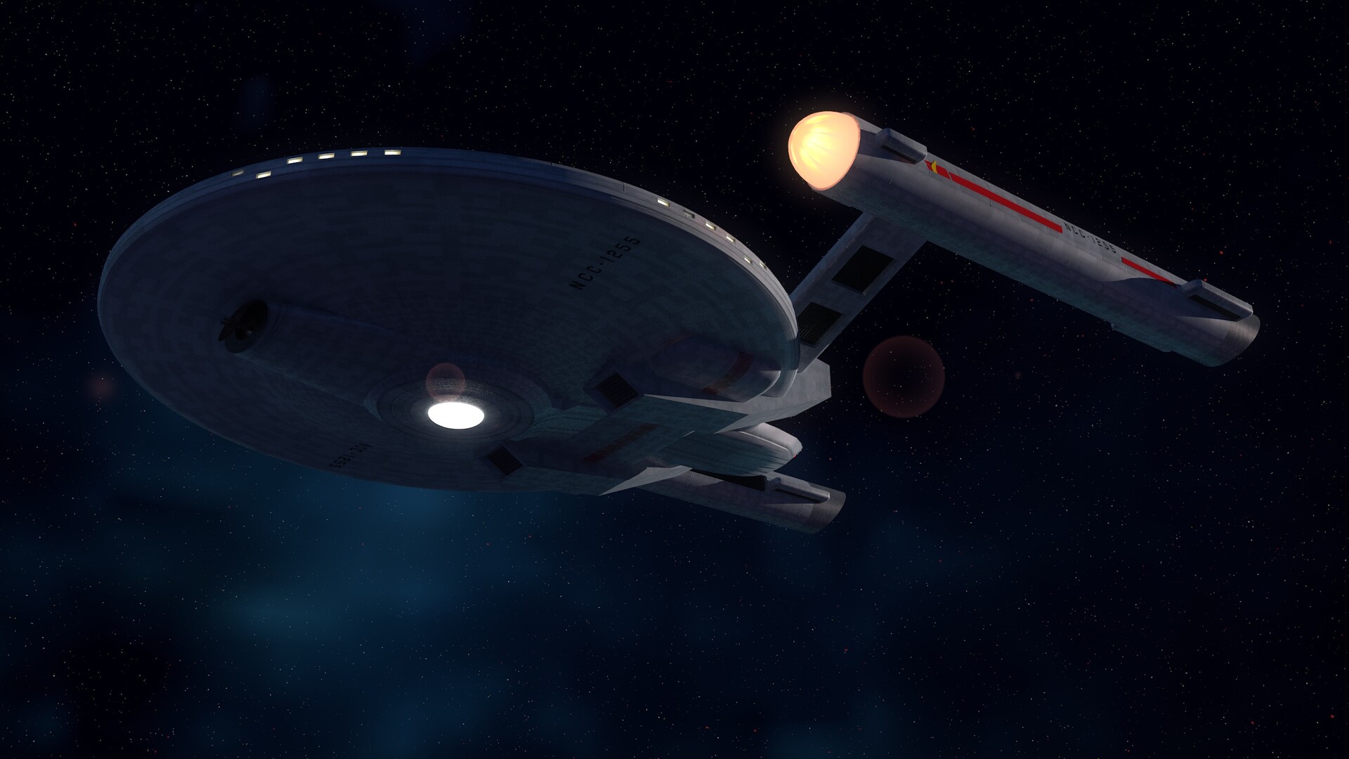 ArtStation - U.S.S. Kerala, TOS Shepard class