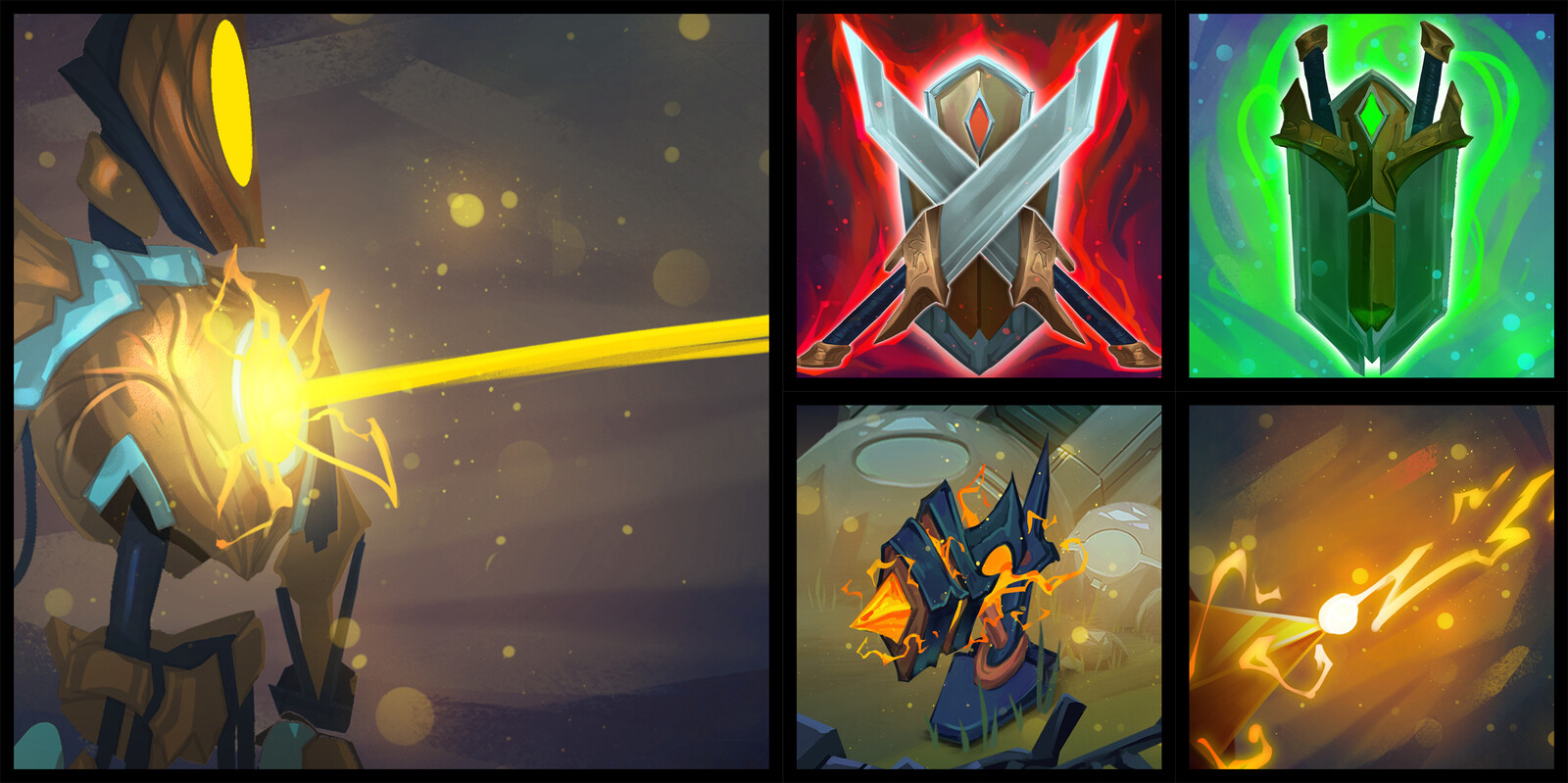 All of these unused artworks have been changed due to gameplay changes that happened during development