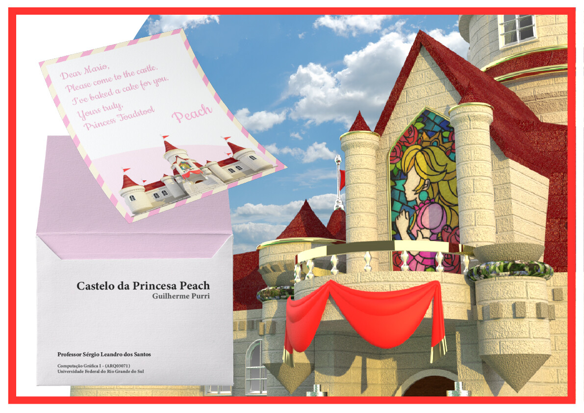 ArtStation Princess Peach's Castle