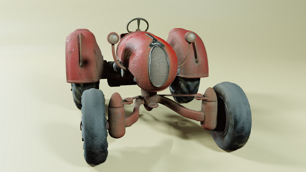 Artstation fallout tractor