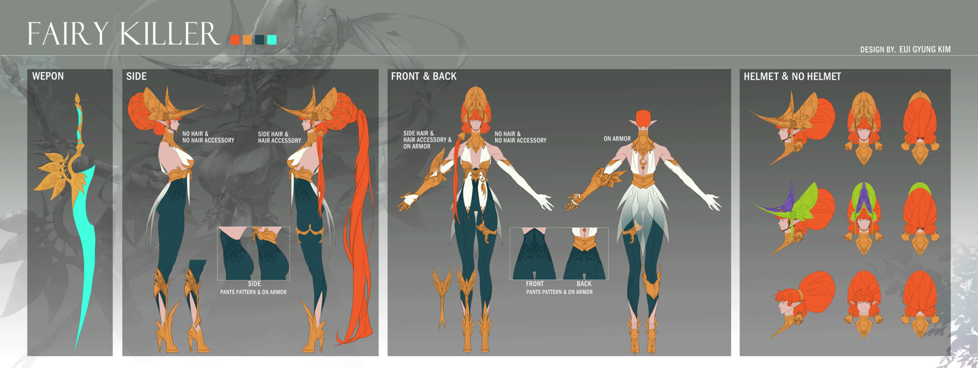 ArtStation Fairy killer sheet