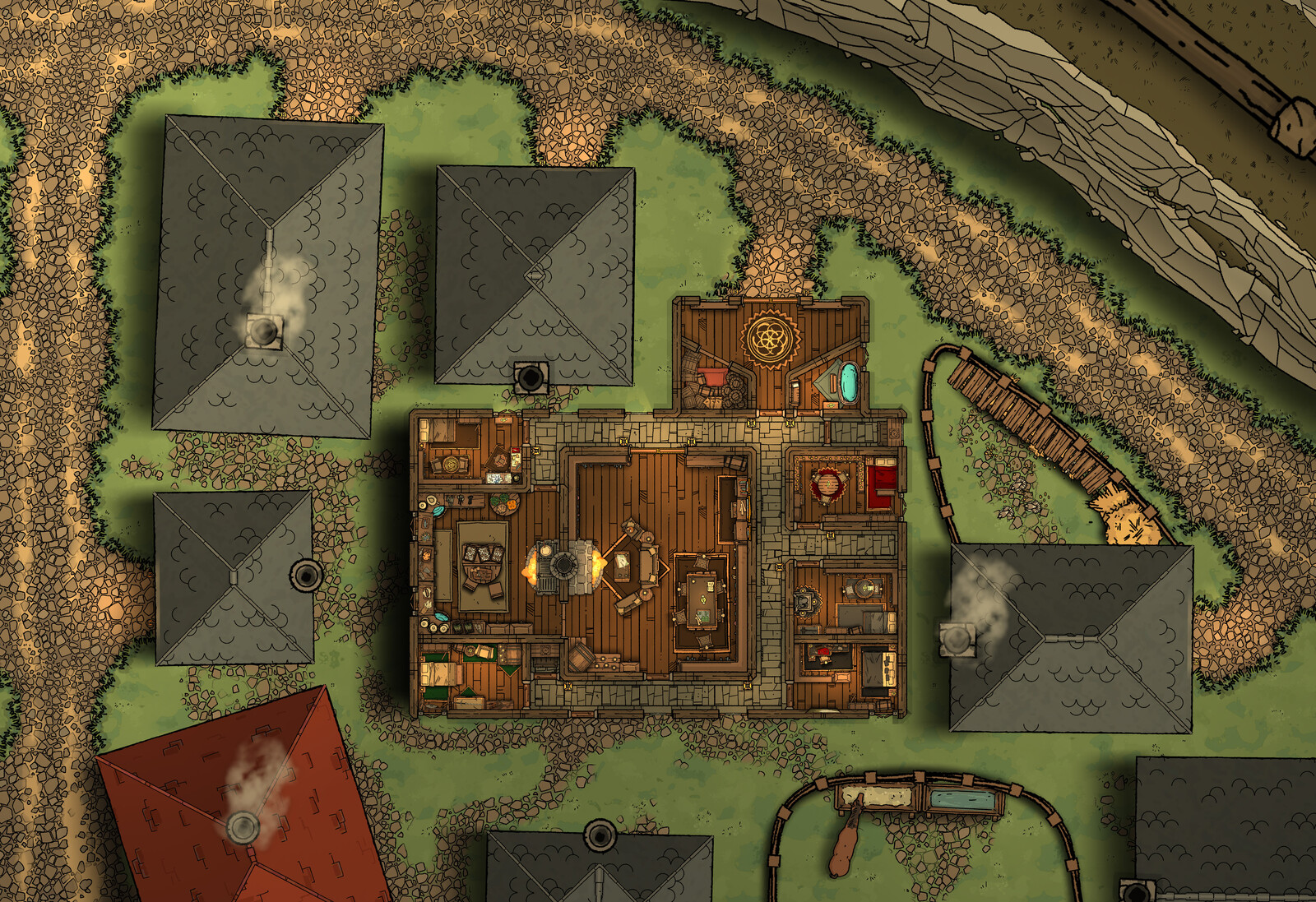 Player Headquarters in Port Village | Leilon [35 x 24]
