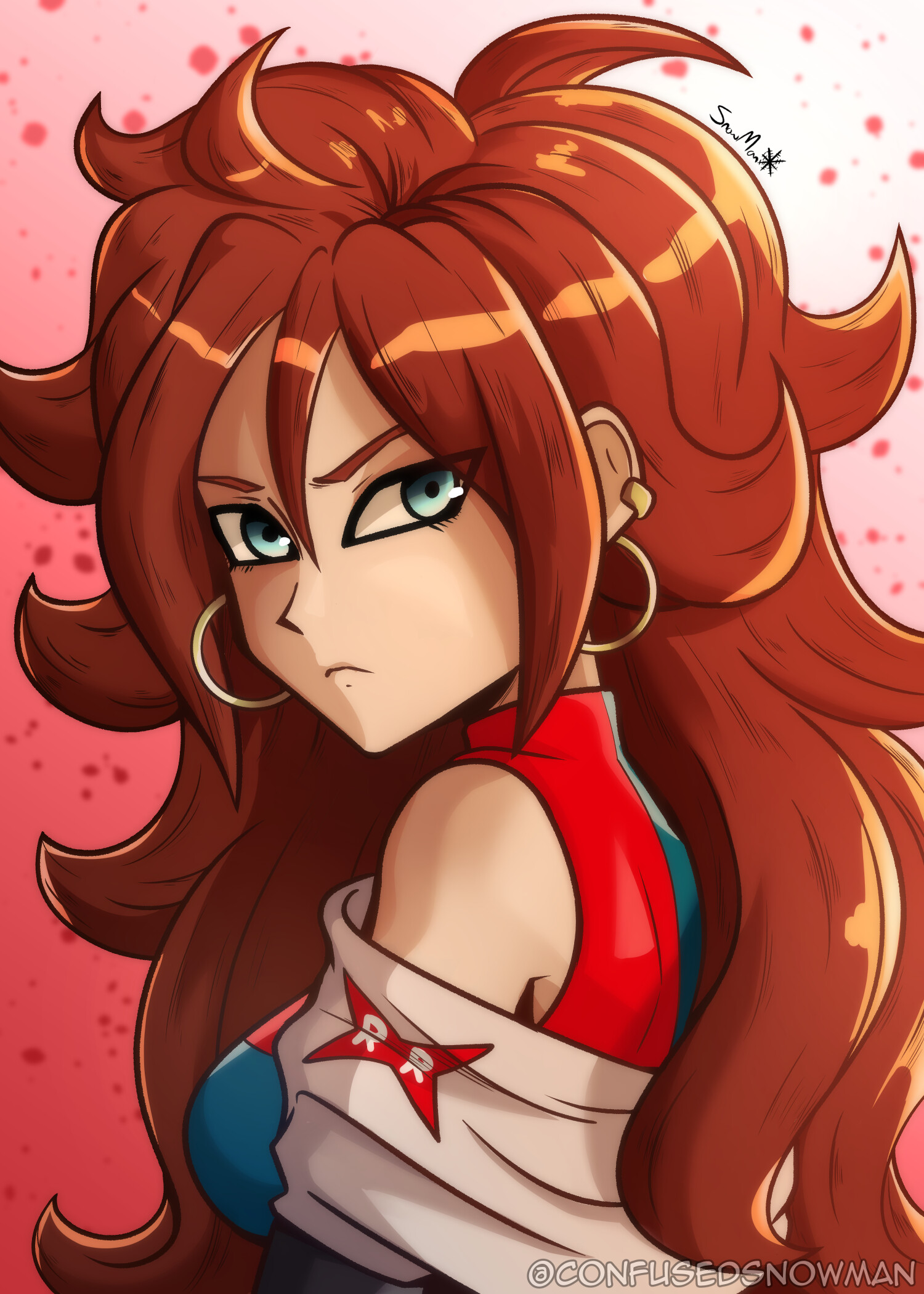 Snowman android 21 dragon ball fighterz