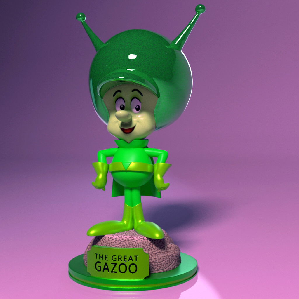 Flinstones alien shop