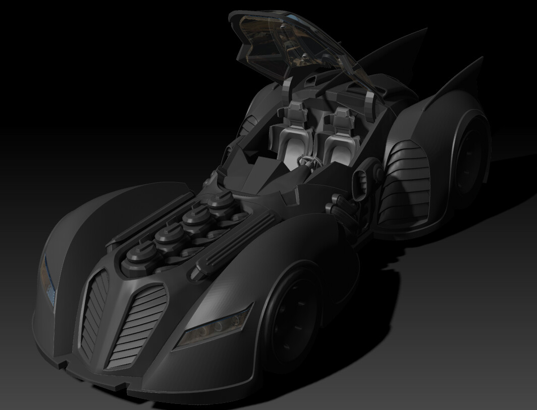 ArtStation - Batmobile - Arkham Asylum (3D Printable)