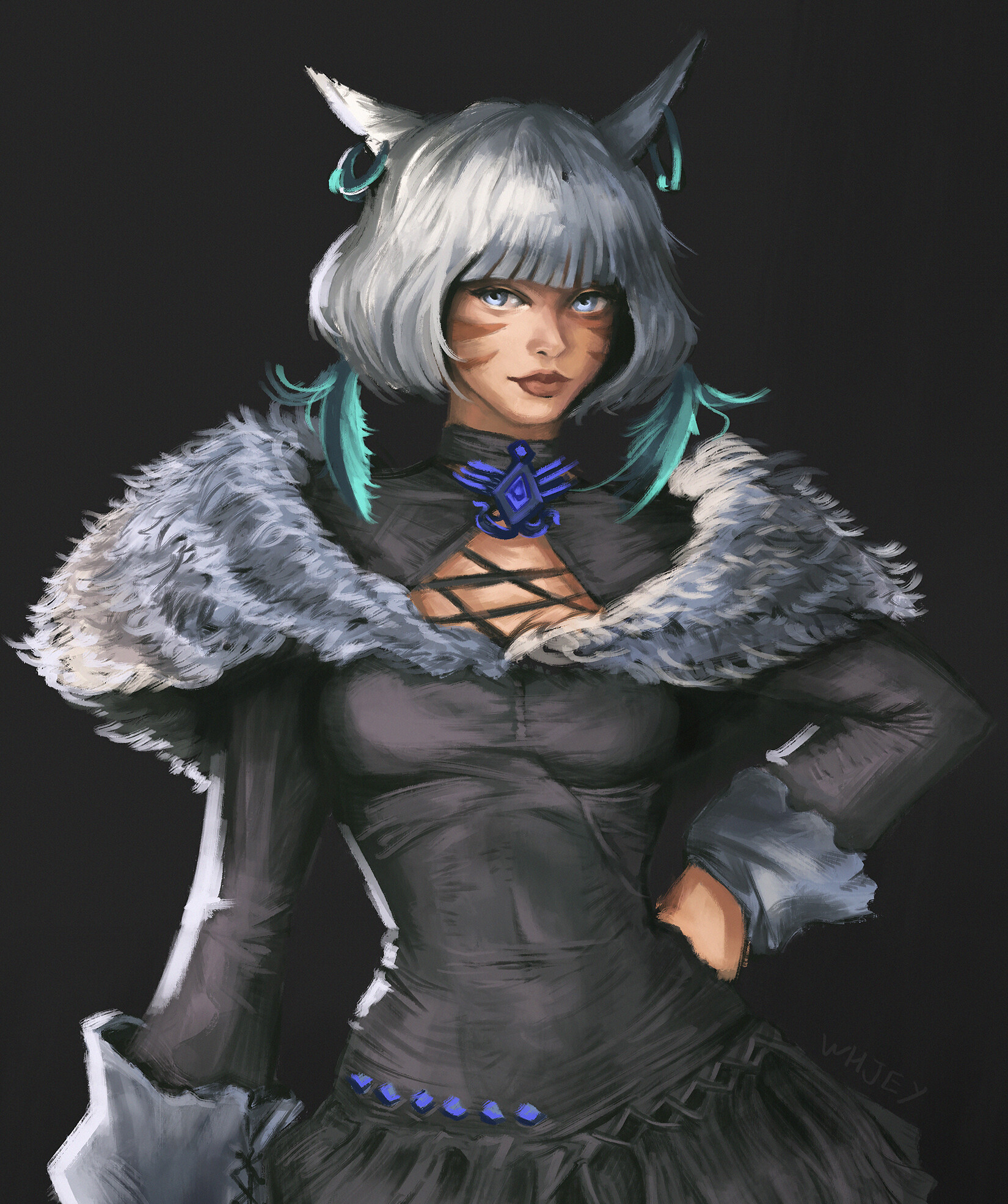 Y'shtola fanart by Bahadır Atcı