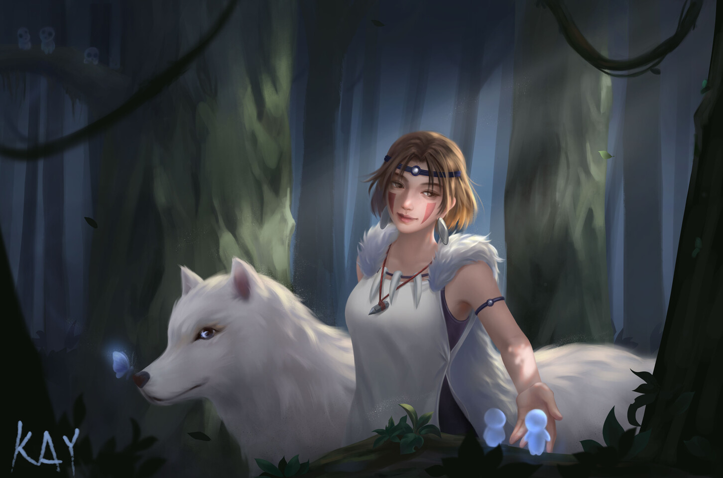 Artstation もののけ姫 Fan Art