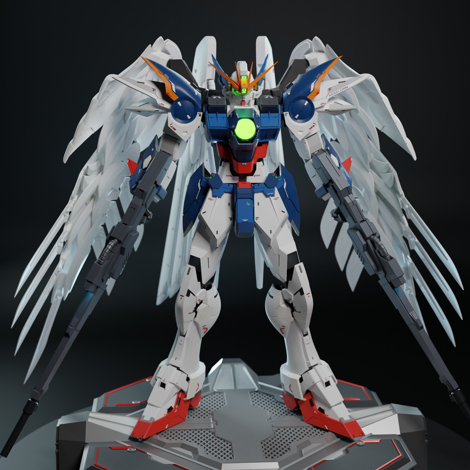 ArtStation Gundam Wing Zero Perfect Grade