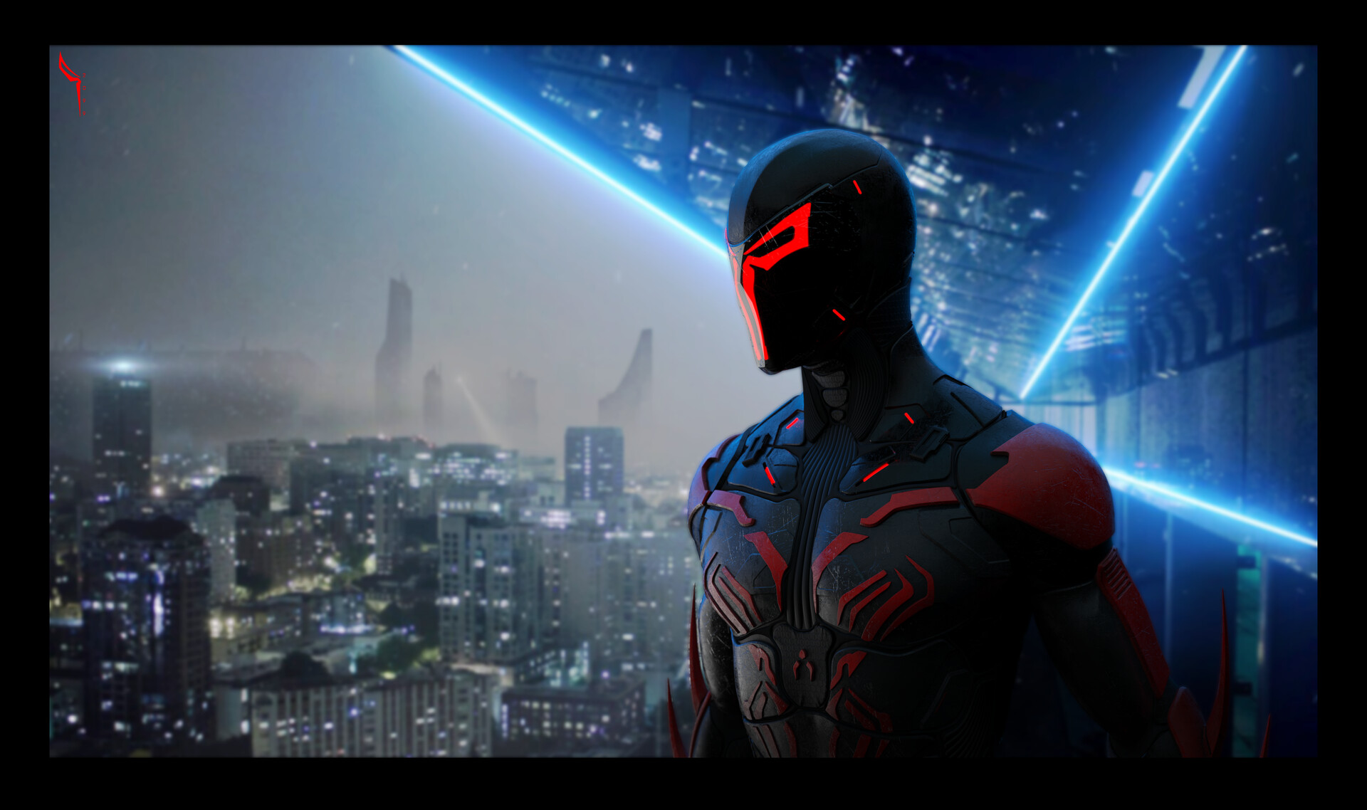 Matthew Regalado - Spiderman 2099, image size:1920x1138