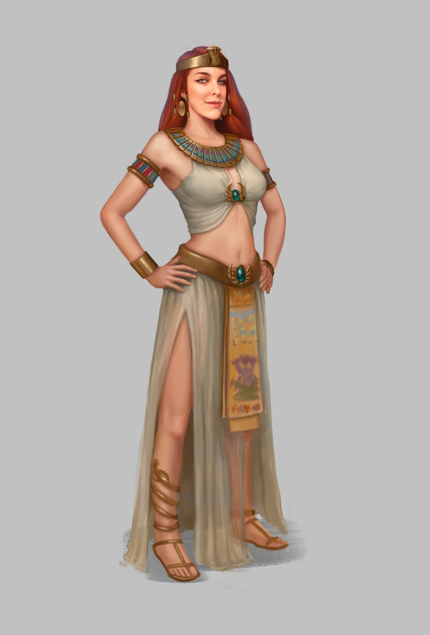 Character based on Amarna Miller.