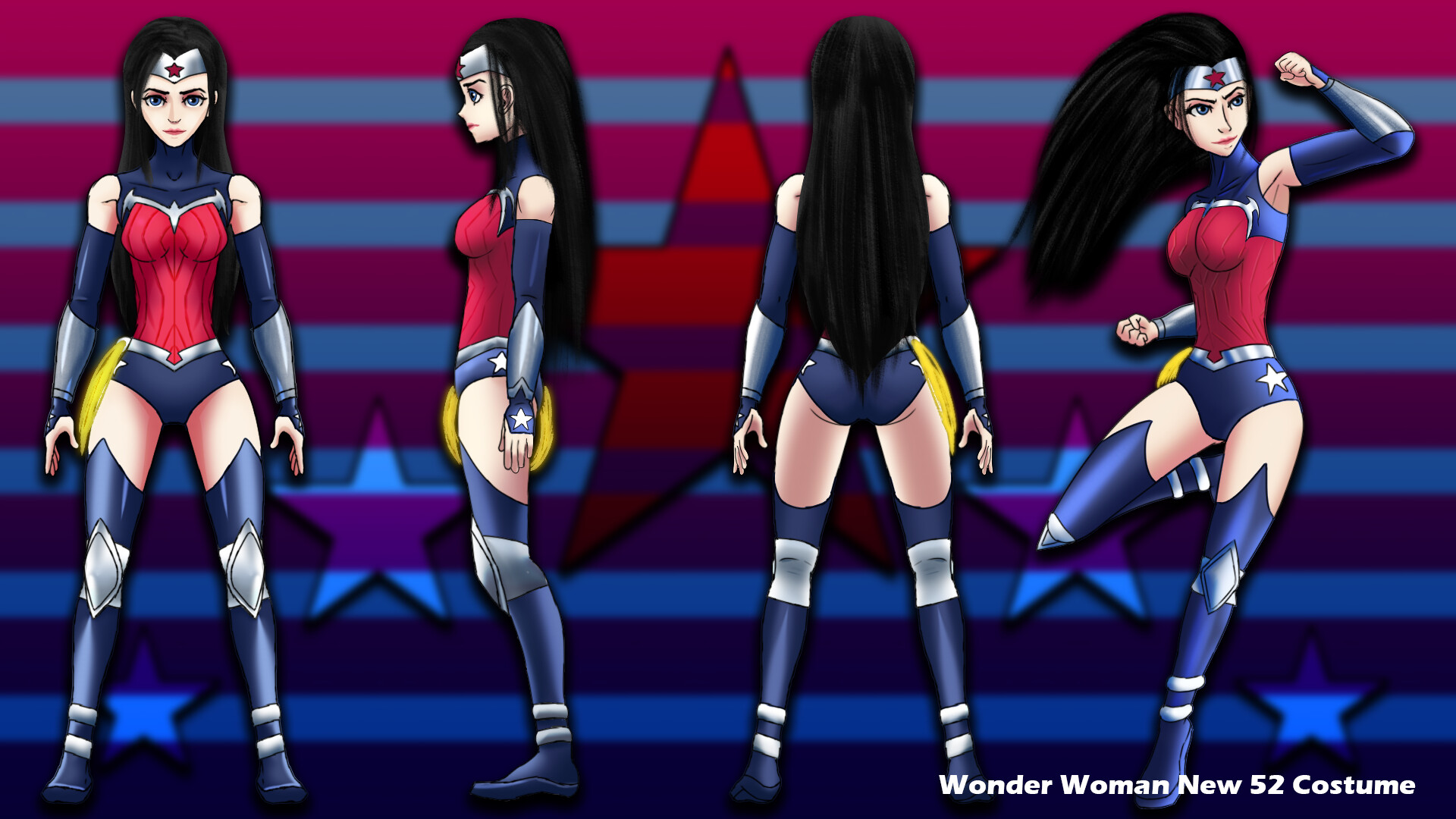 ArtStation - Wonder Woman New 52/Bloodlines Costume