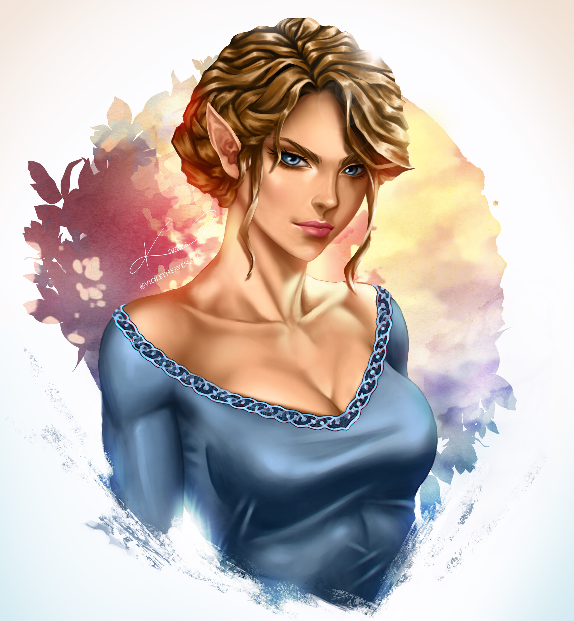 ArtStation Nesta Archeron A Court of Thorns and Roses