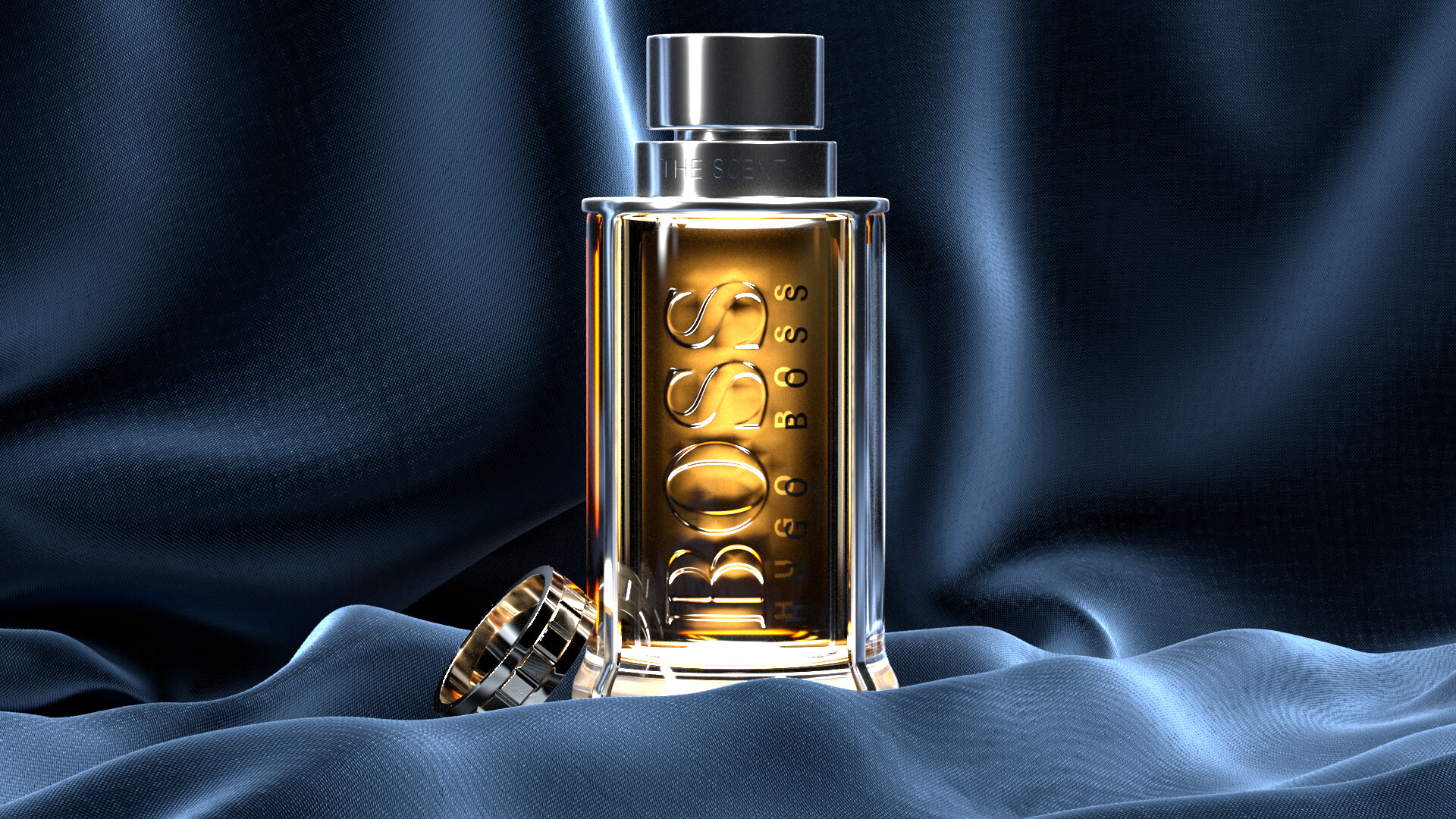 ArtStation - Bleu de Chanel - Perfume packshot reproduction
