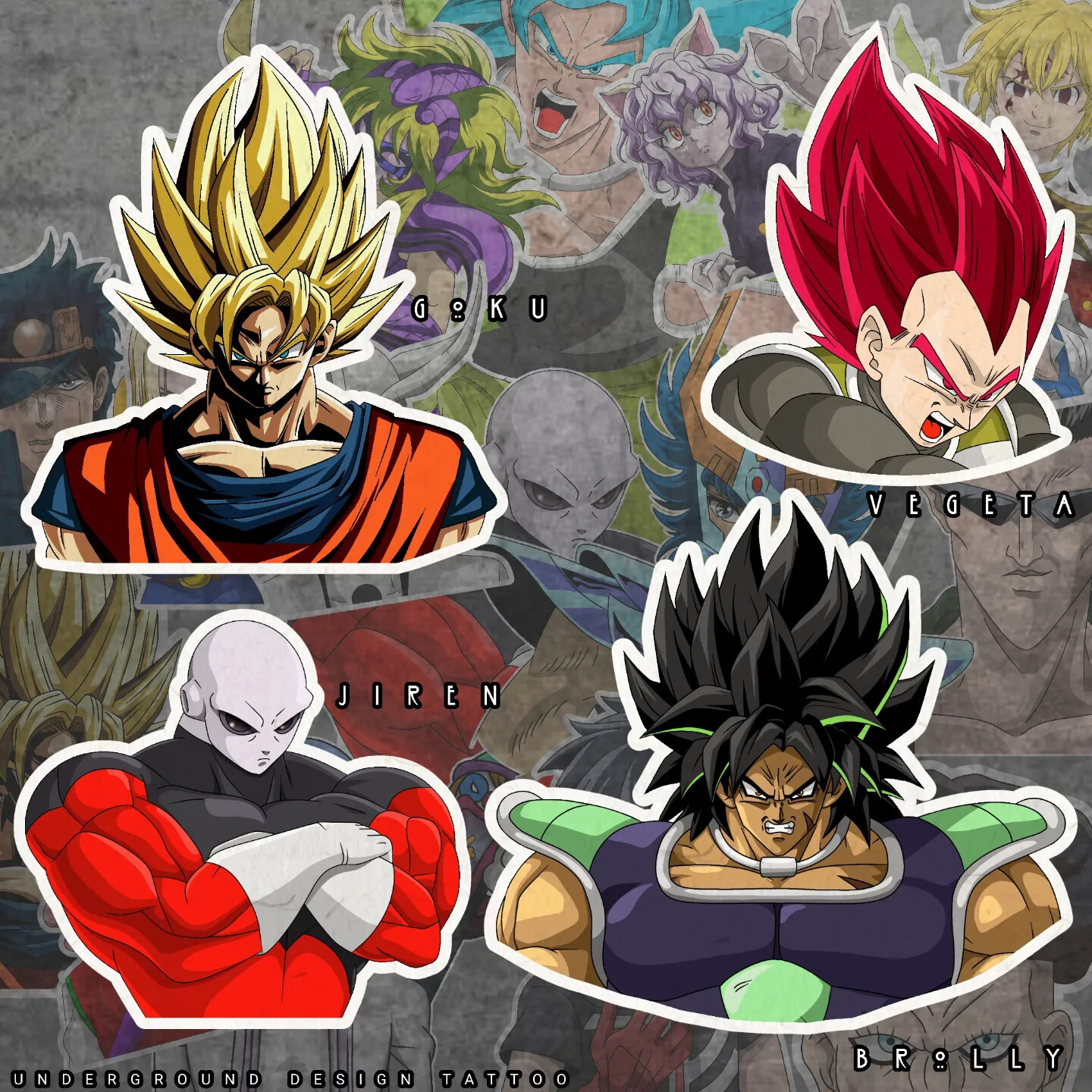 ArtStation - Dragon Ball Stickers