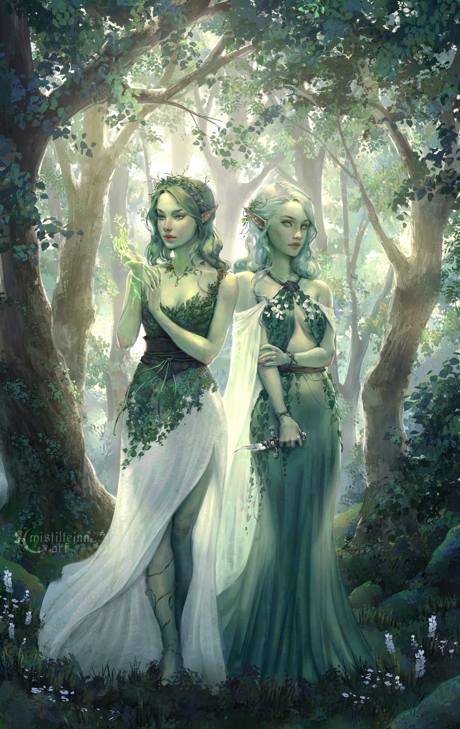 ArtStation Dryads Commission