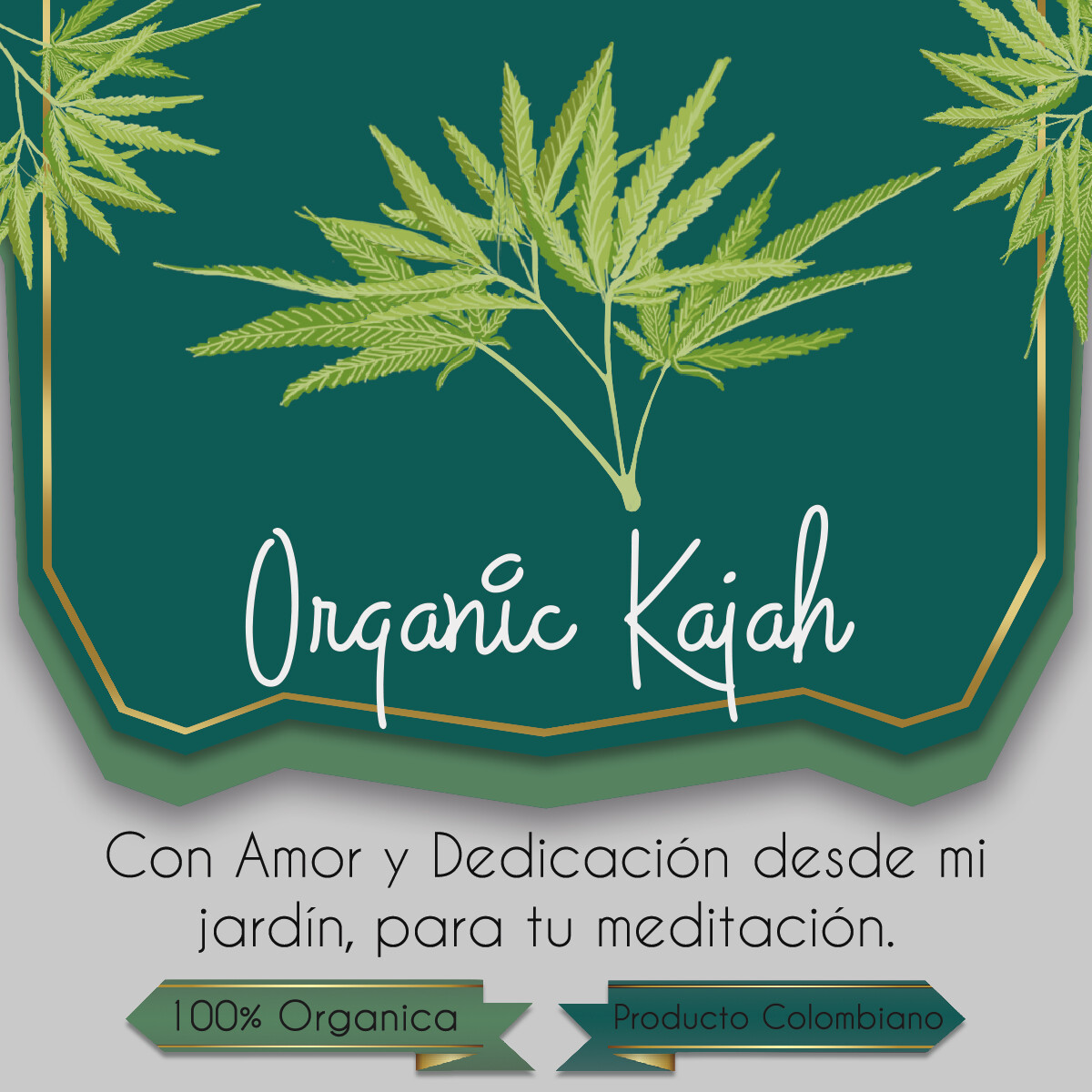 Cannabis Ointment label design 1