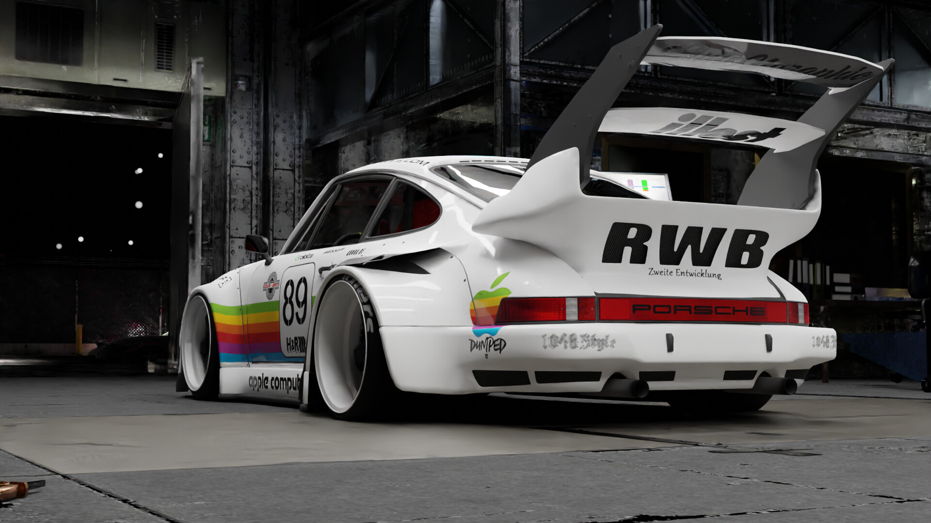 ArtStation - Porsche 930 RWB and Nissan Z Widebody