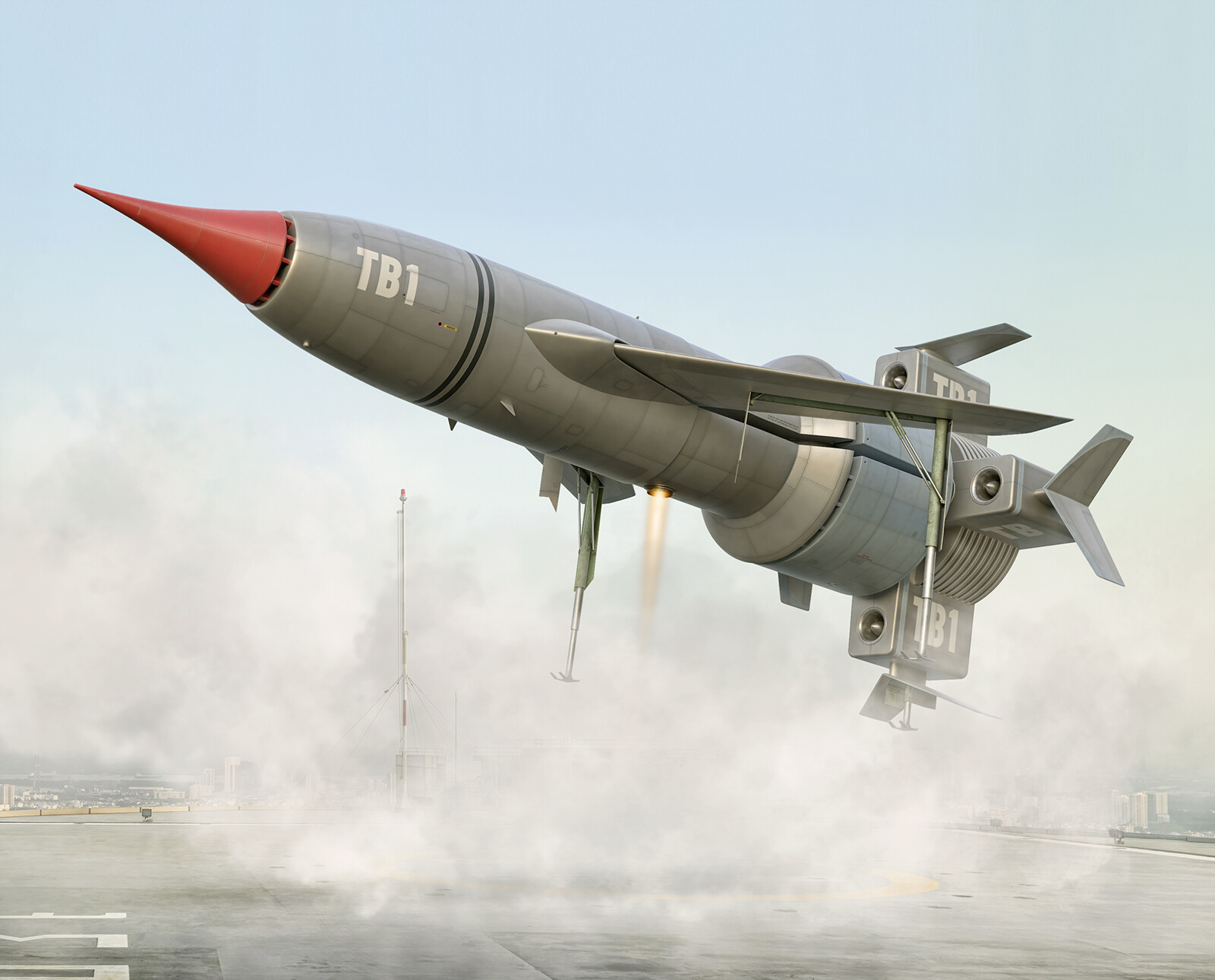 ArtStation - Thunderbird 1 (A homage)