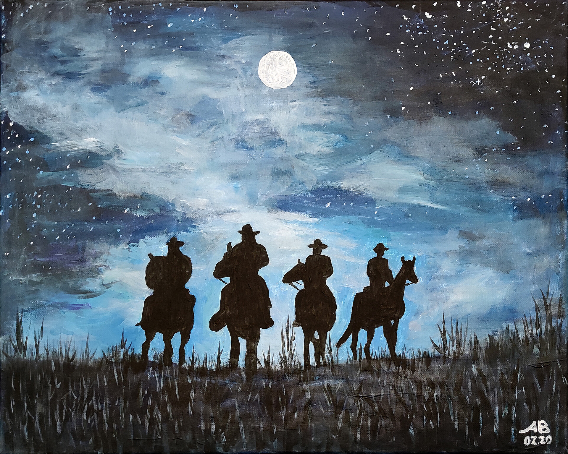 ArtStation - Riders from RDR2