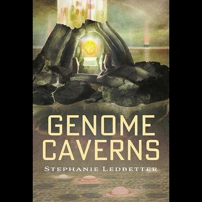 Genome Caverns- mock bookcover