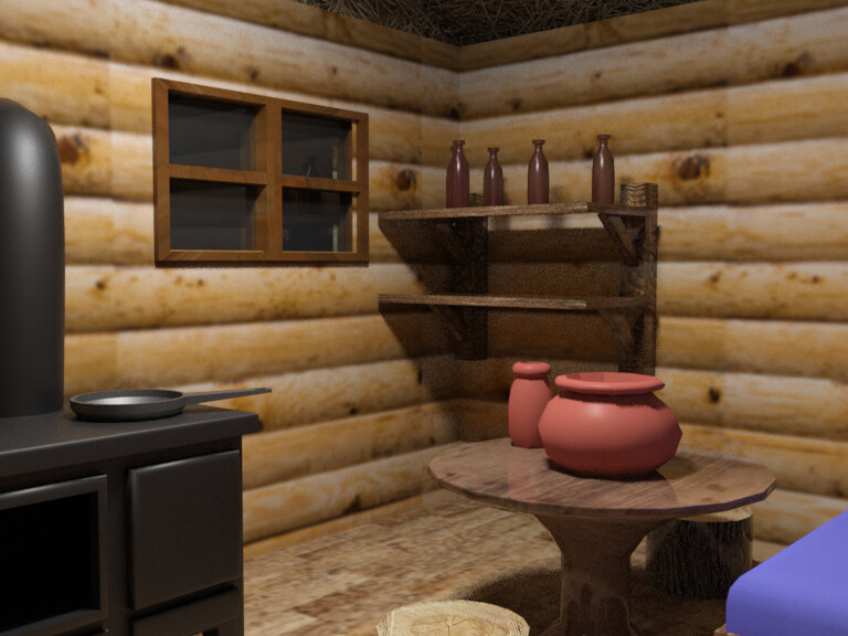 Little Cabin Scene