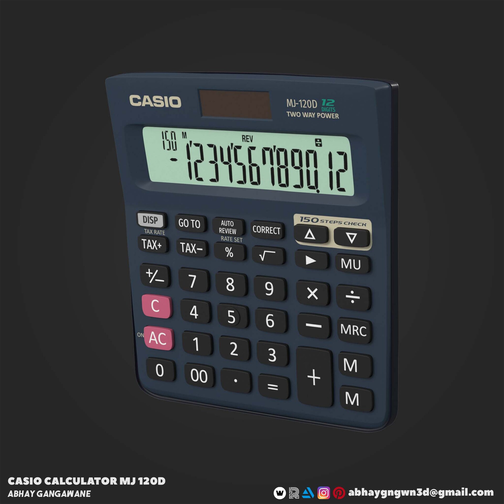 Calculator mj hotsell 120