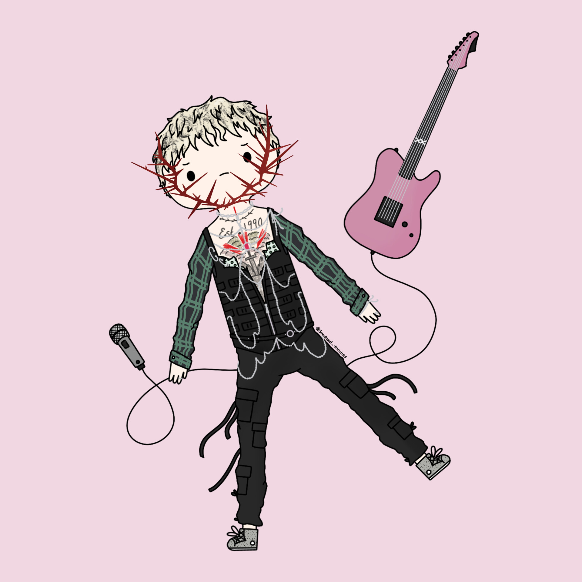 ArtStation - machine gun Kelly at the VMA's (papercuts)