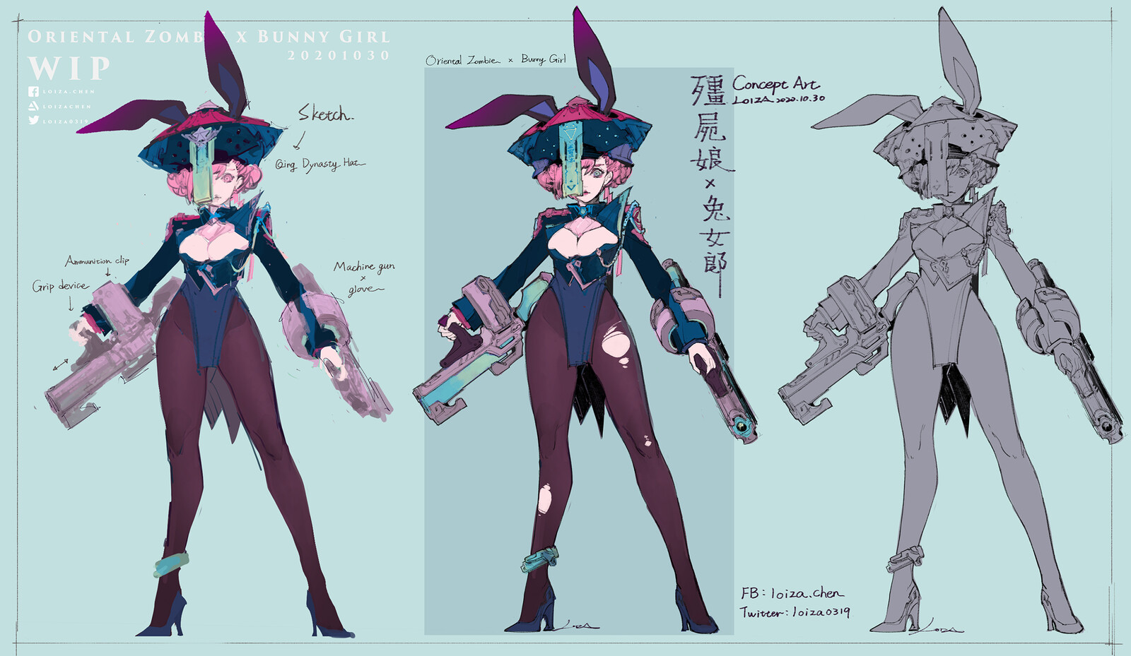 Oriental Zombie x Bunny Girl