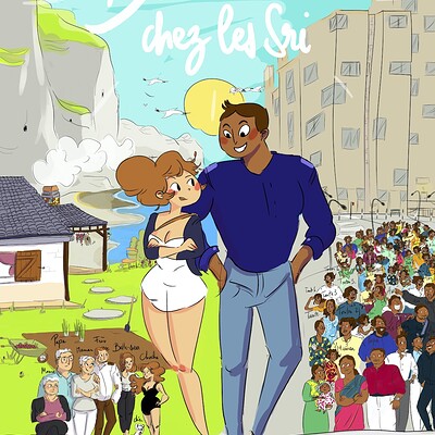 Cibee kamara bande dessinee bienvenu chez les sri couv