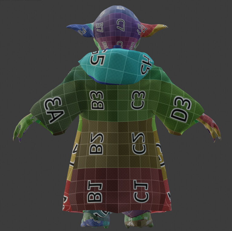 Yoda Character Model Based on The Star Wars Prequel Movies by Michael ...