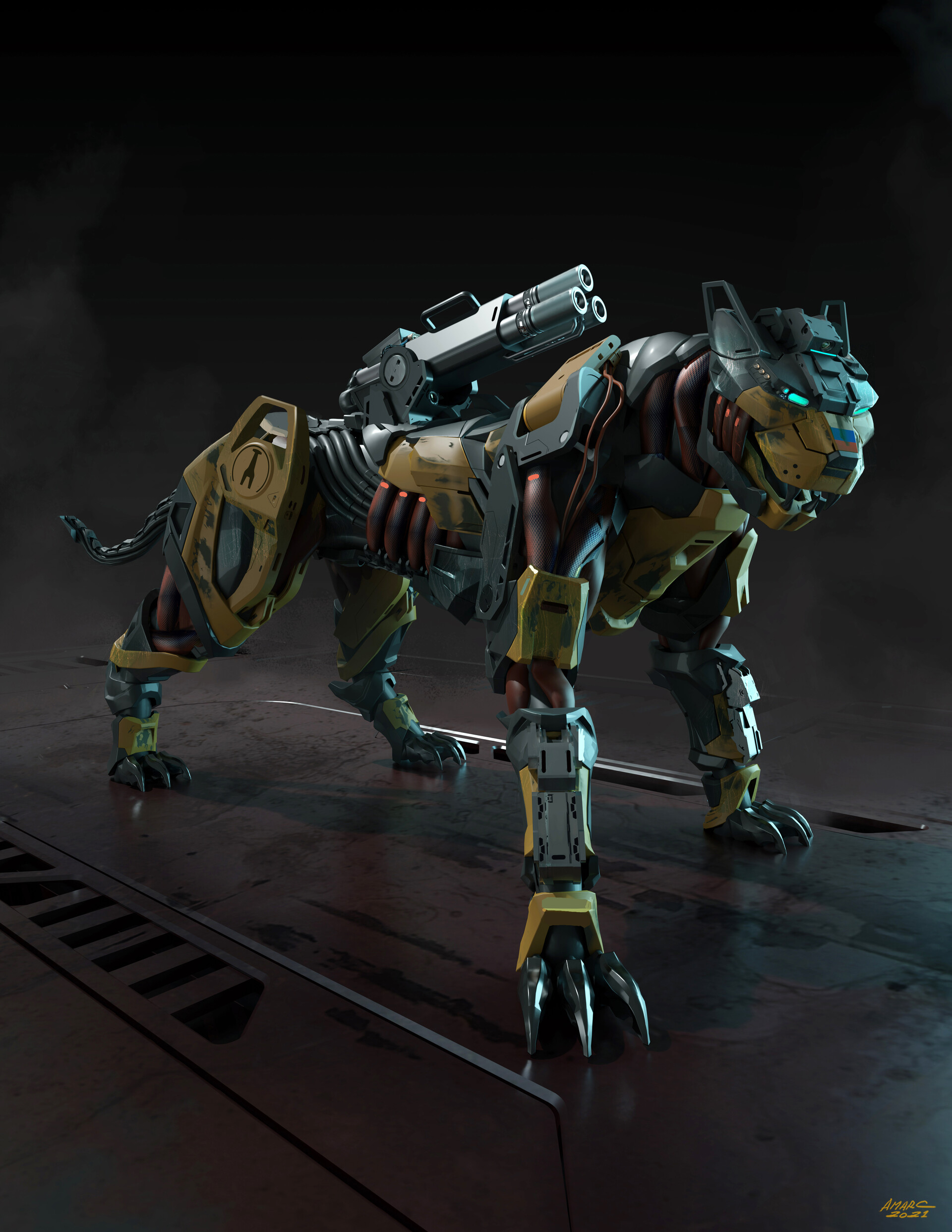 Artstation mecha animals