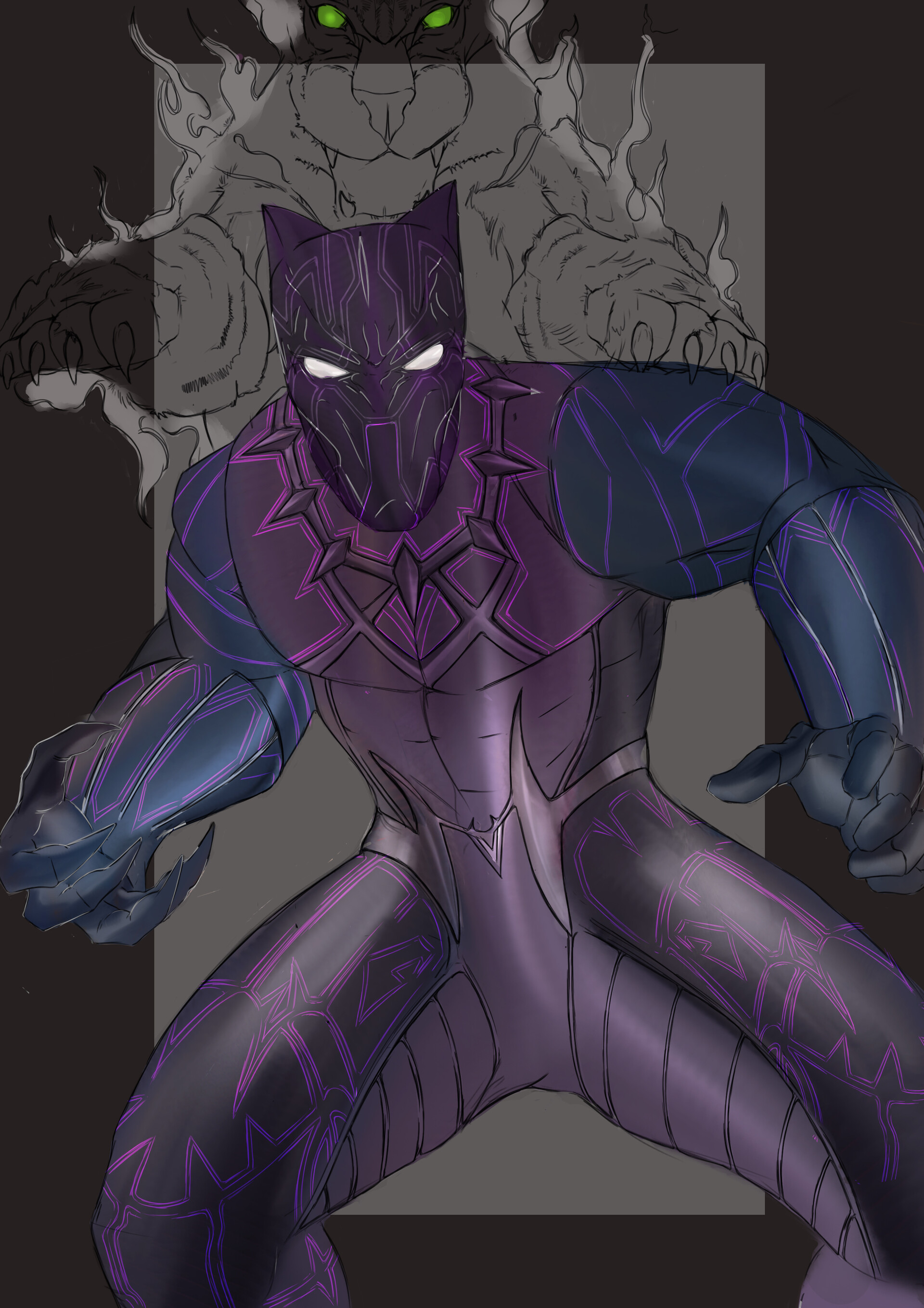BLACK PANTHER: Amazing New Concept Art Shows Futuristic And Comic Accurate  Takes On T'Challa's Suit - Part 1 | Black panther art, Black panther,  Concept art