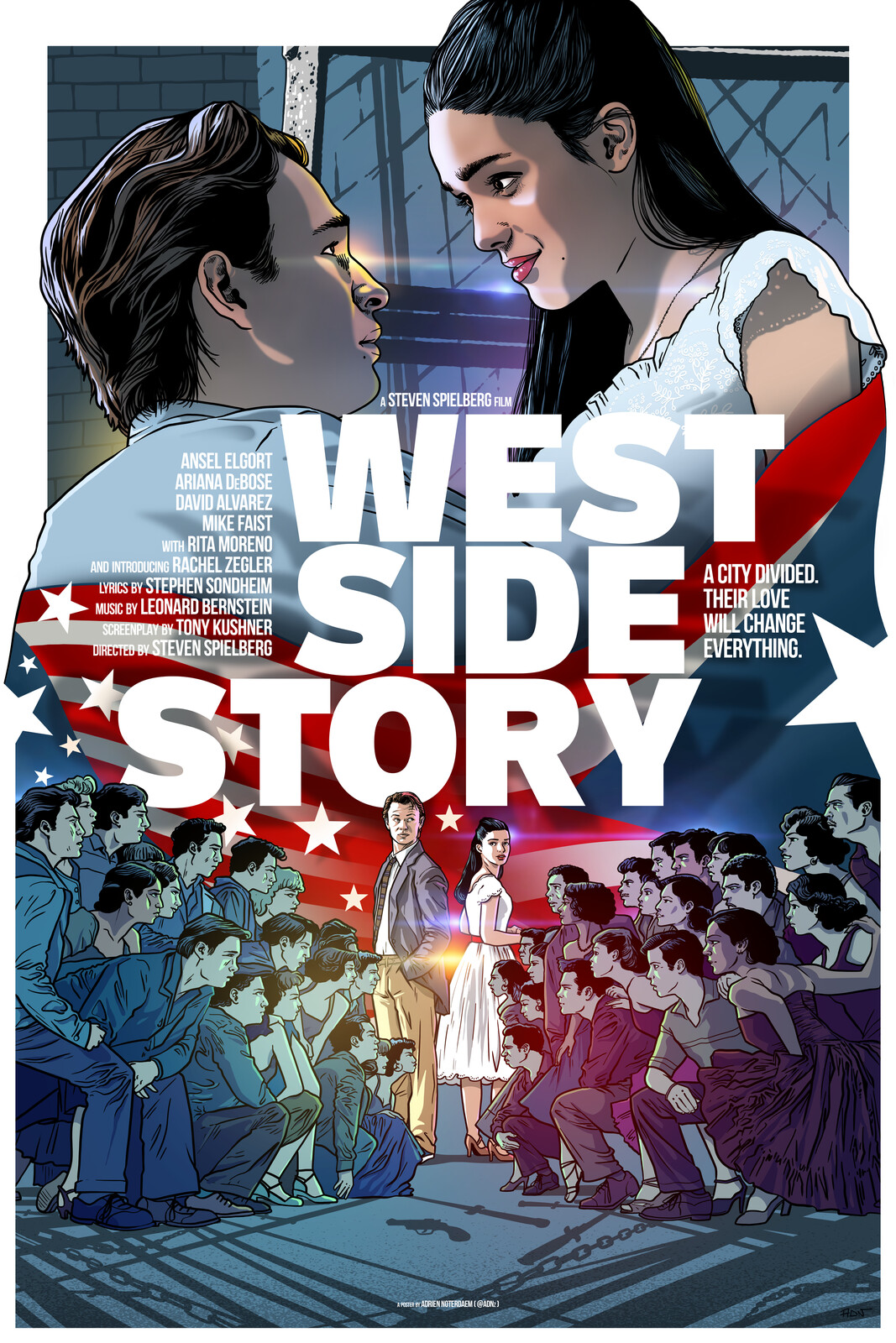 My Steven Spielberg's West Side Story poster