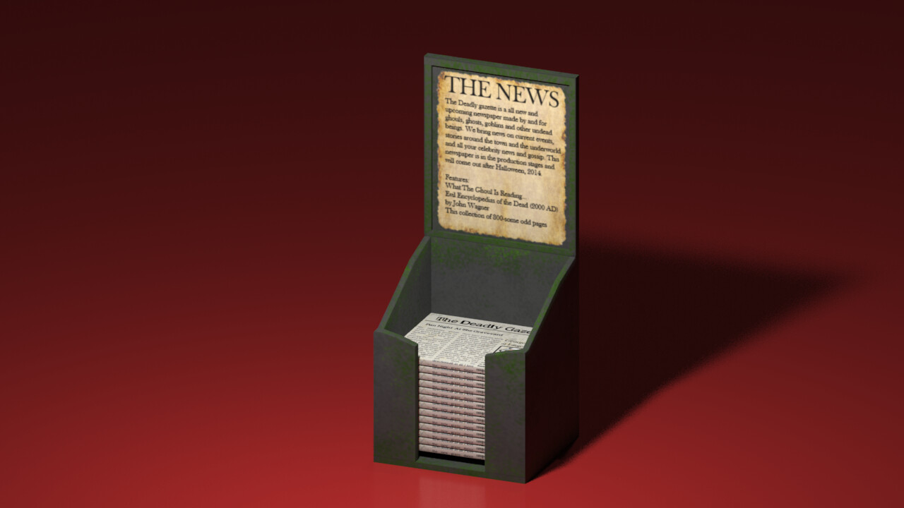 newspaper stand