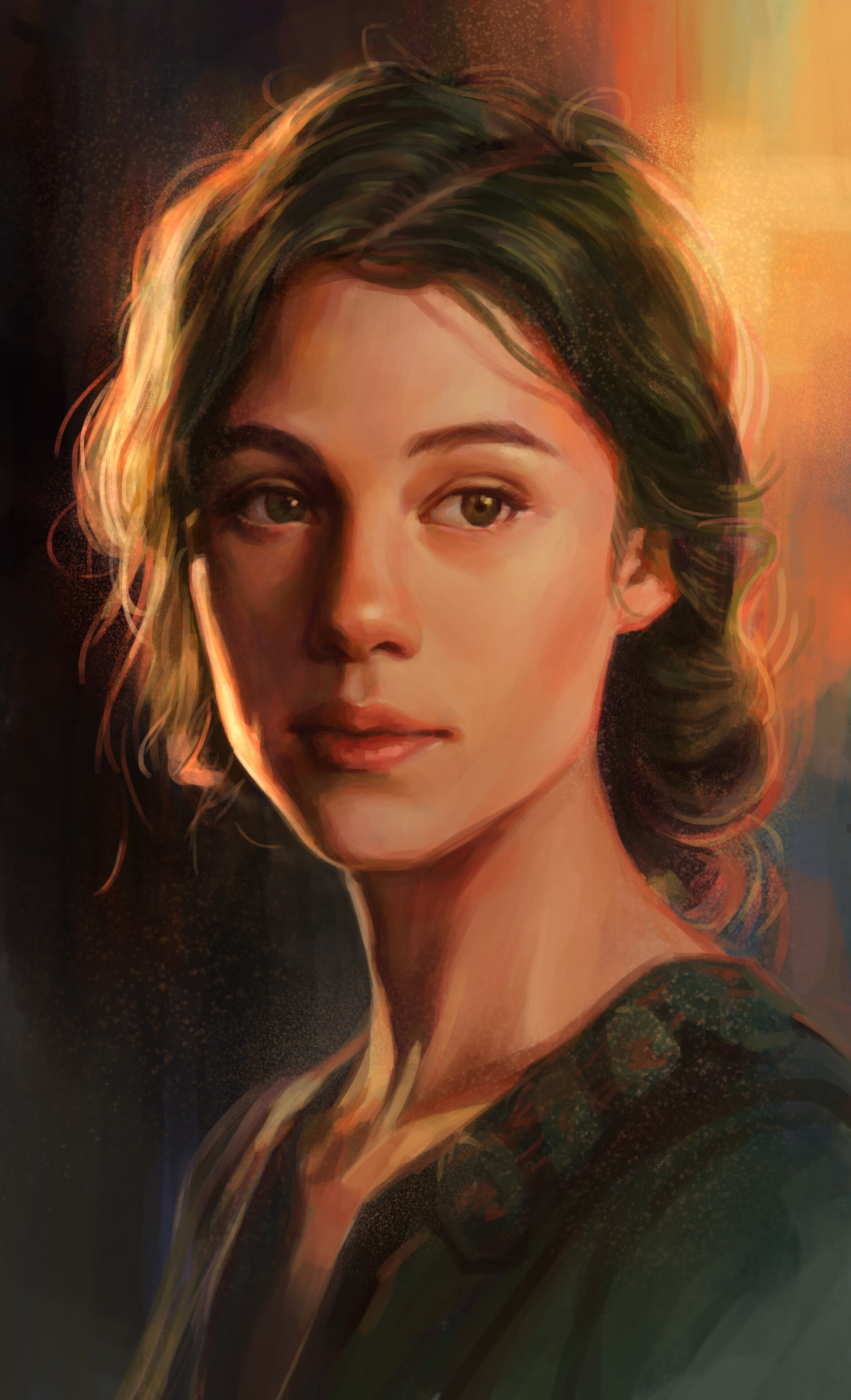 ArtStation - Lenglui portrait color practice 2