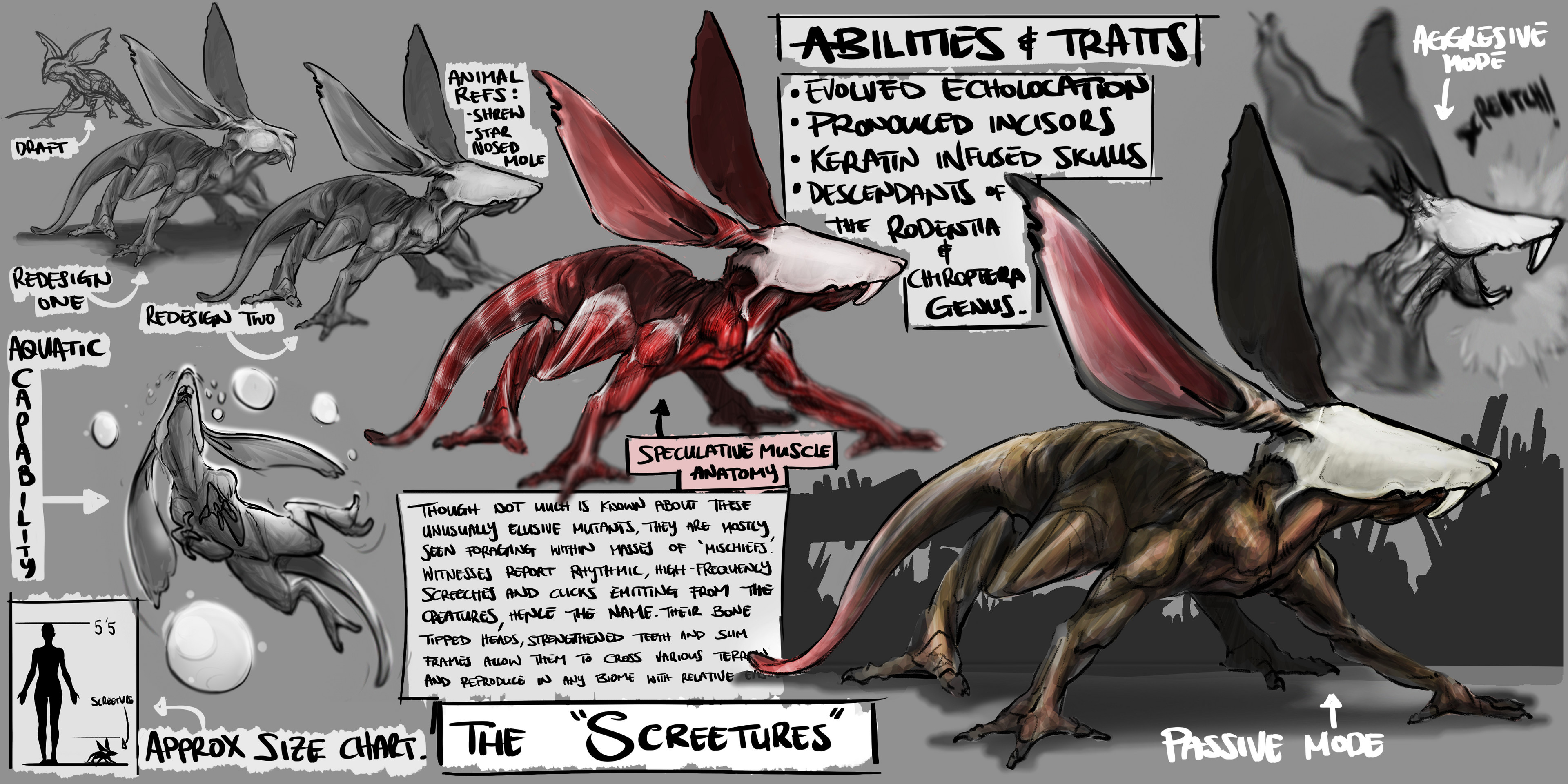 Final 'Screetures' Concept 
