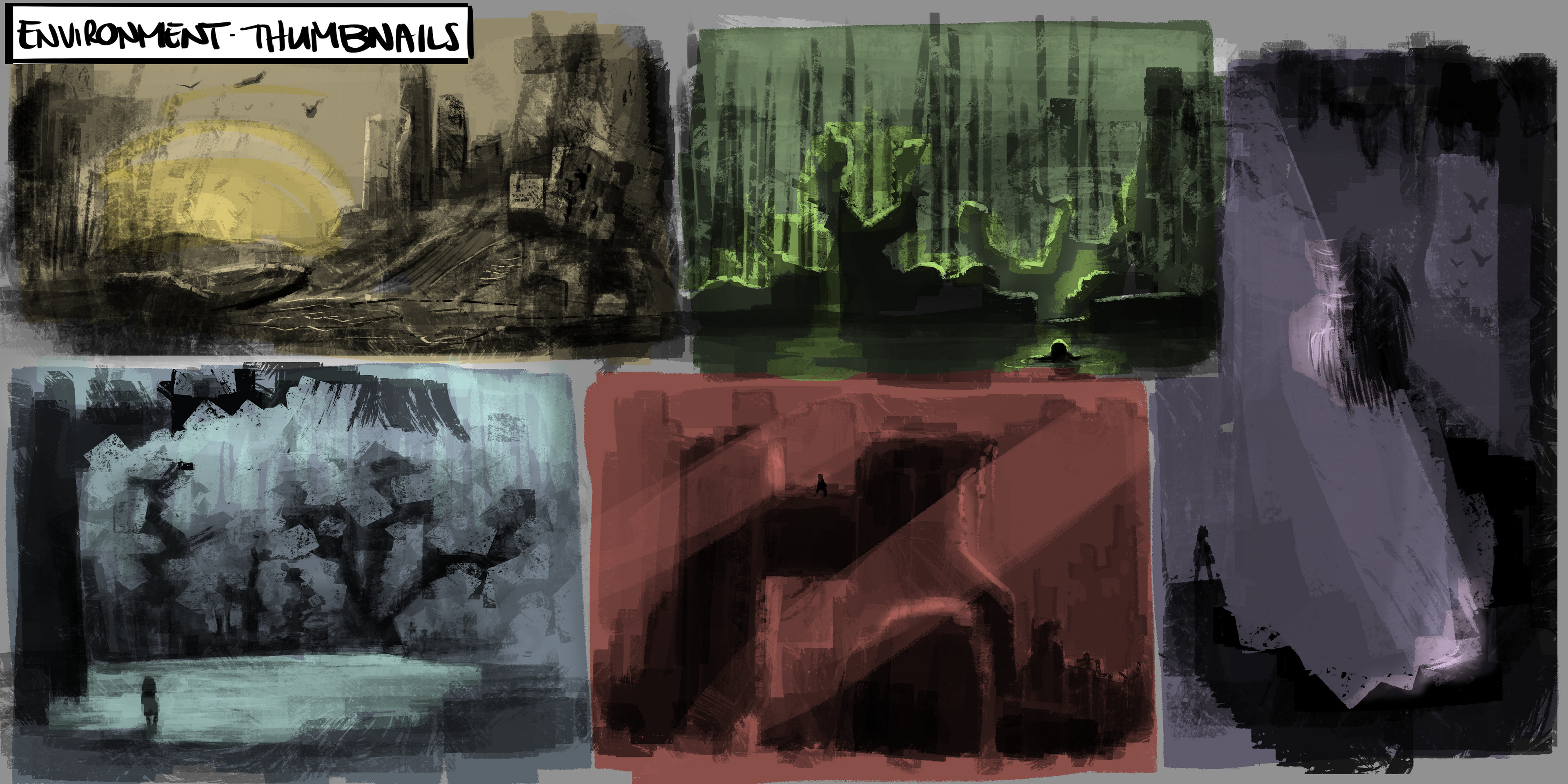 Environment quick color thumbnails