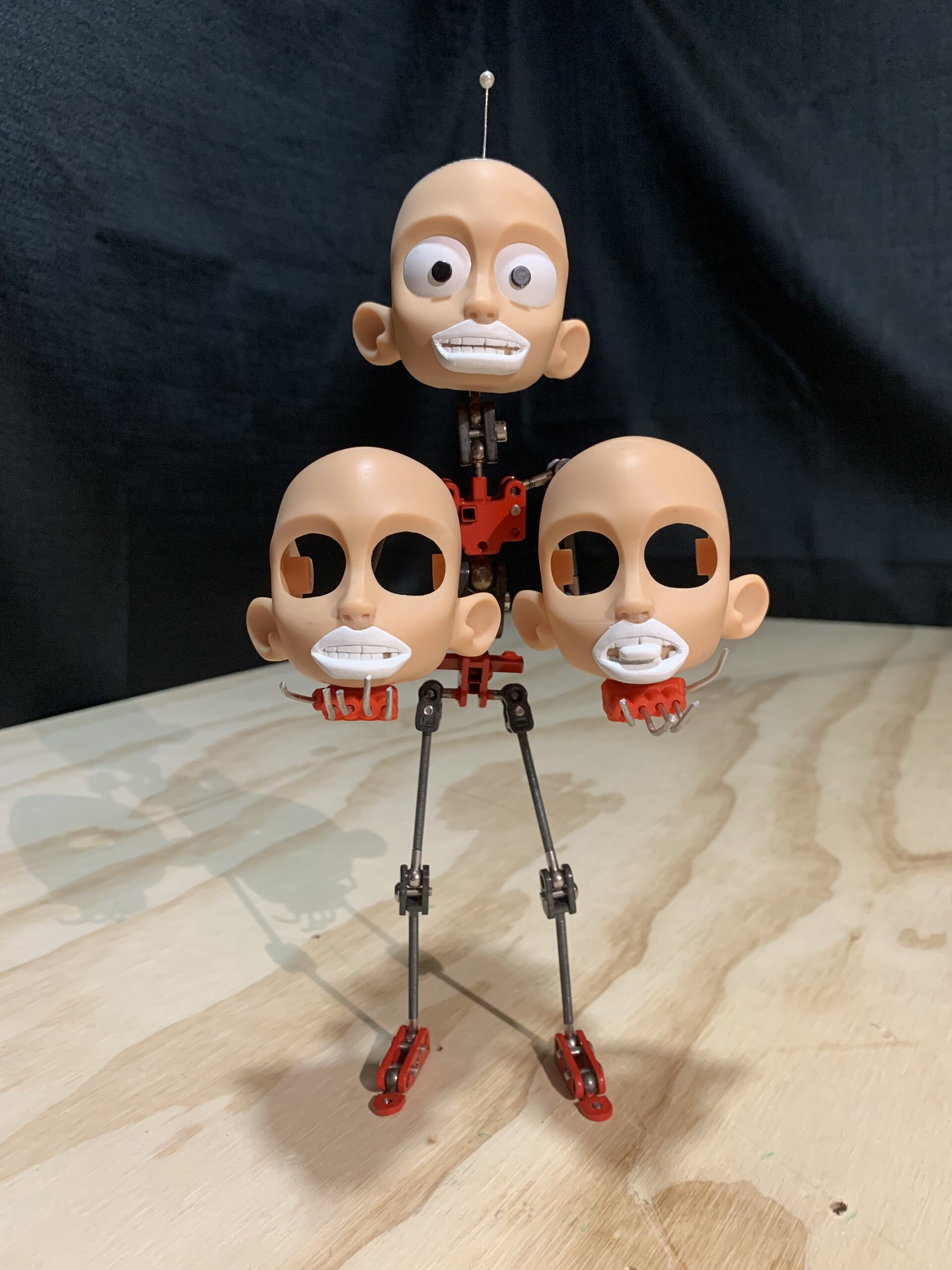 Scott Atkinson Building Mouth Plates for a New Puppet