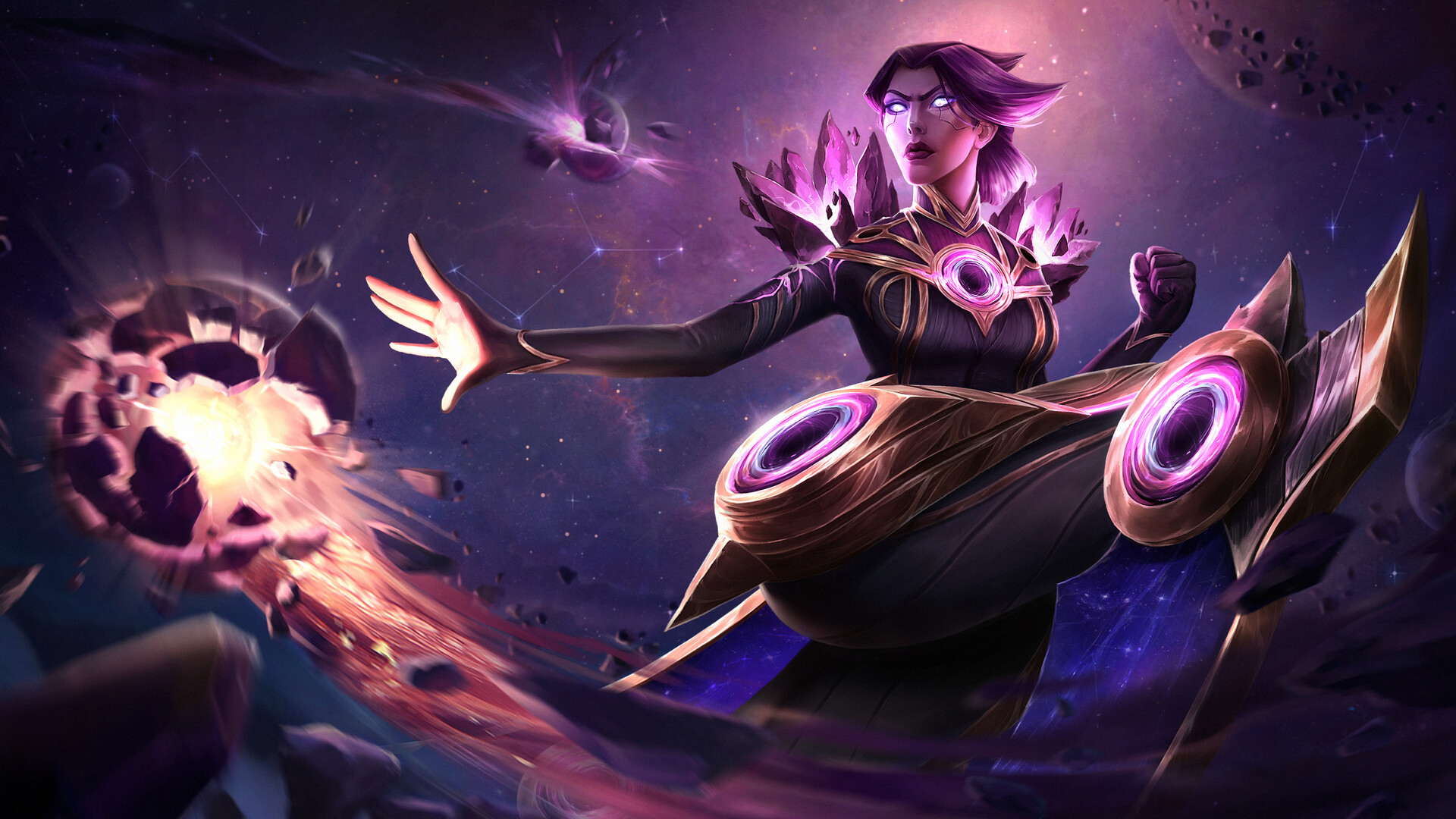 ArtStation - Dark Cosmic Camille - League of Legends fanart