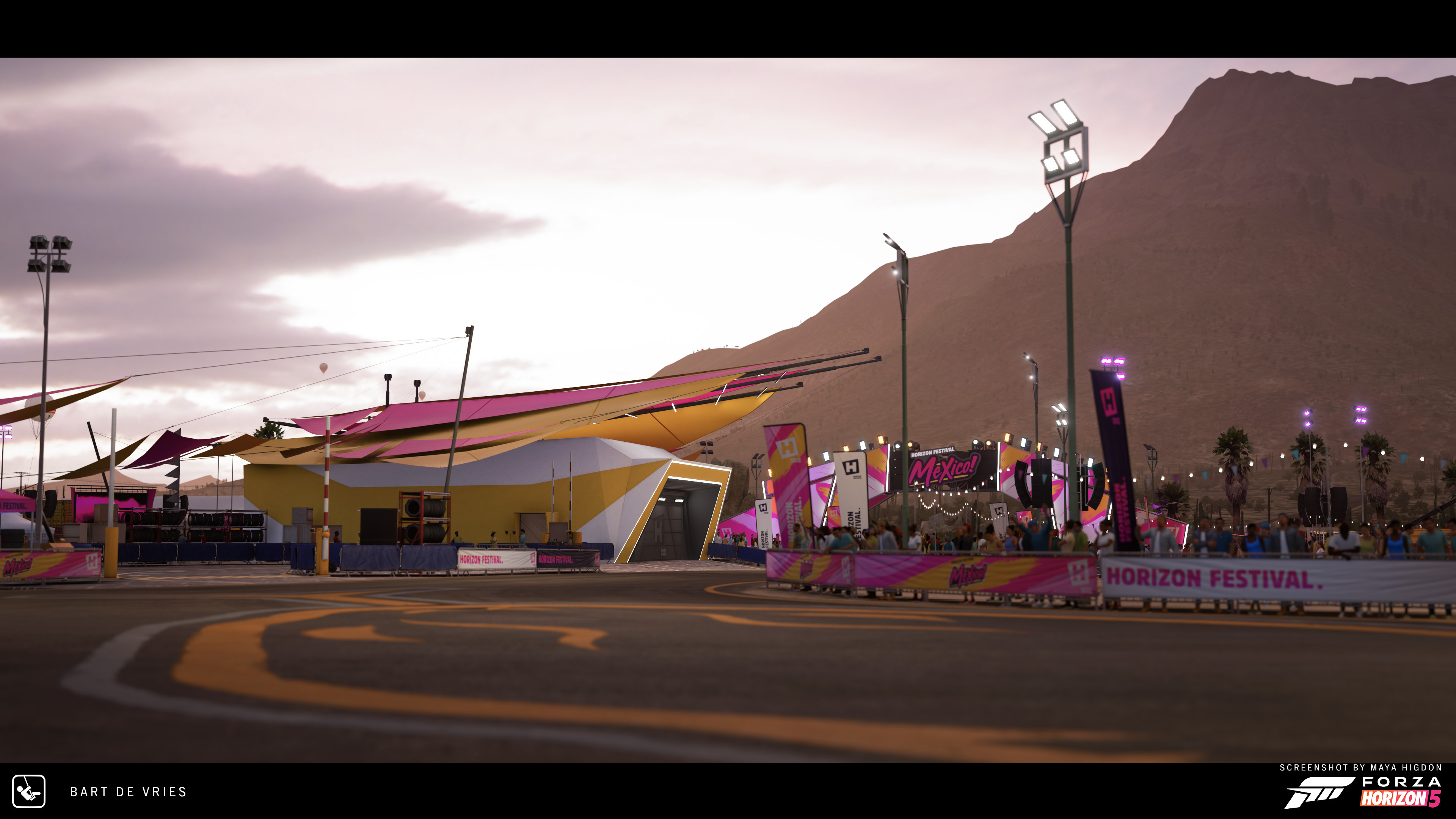 I was responsible for the homespace exterior