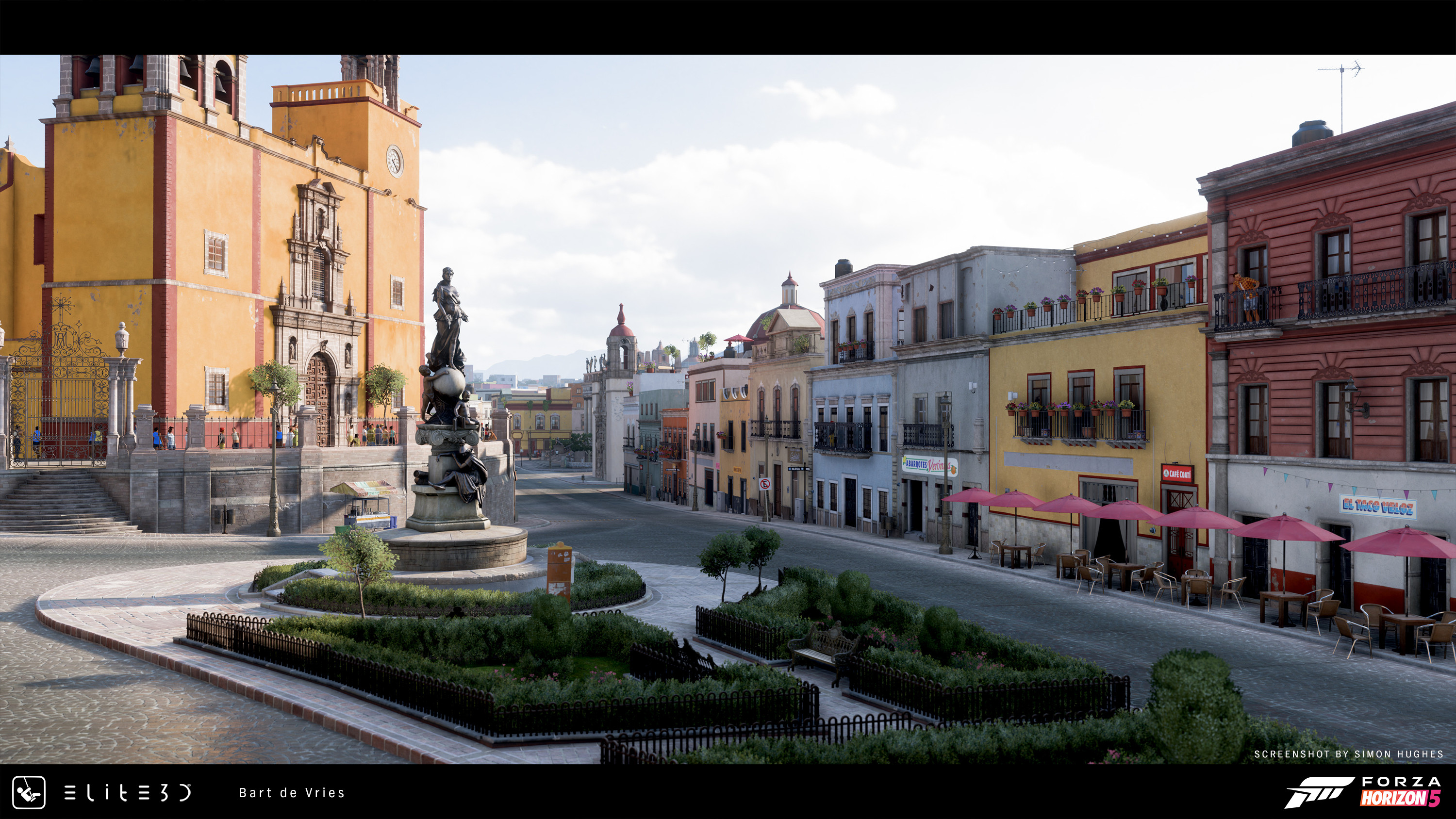 I was responsible for the center statue and the base.