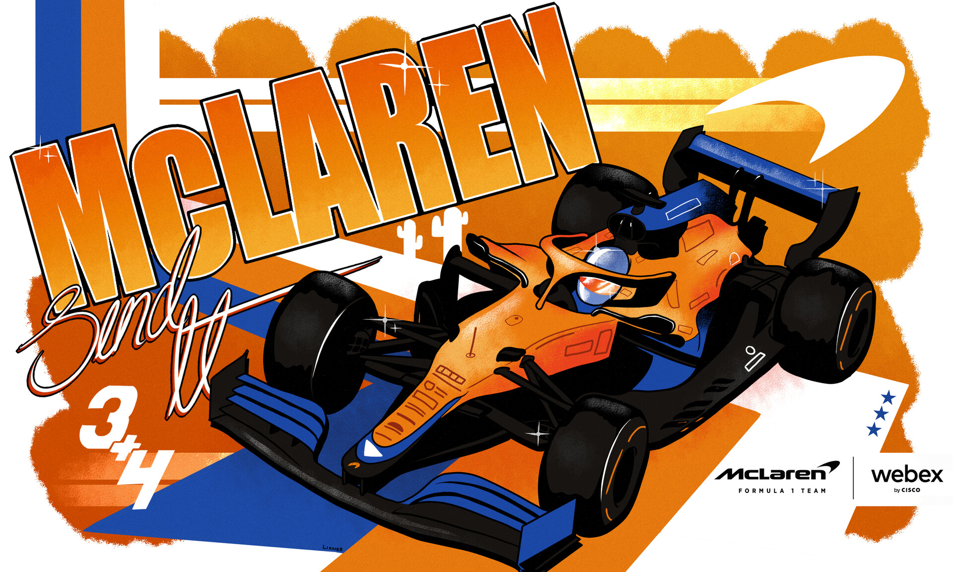 ArtStation - McLarenAustin GP Competition Flag