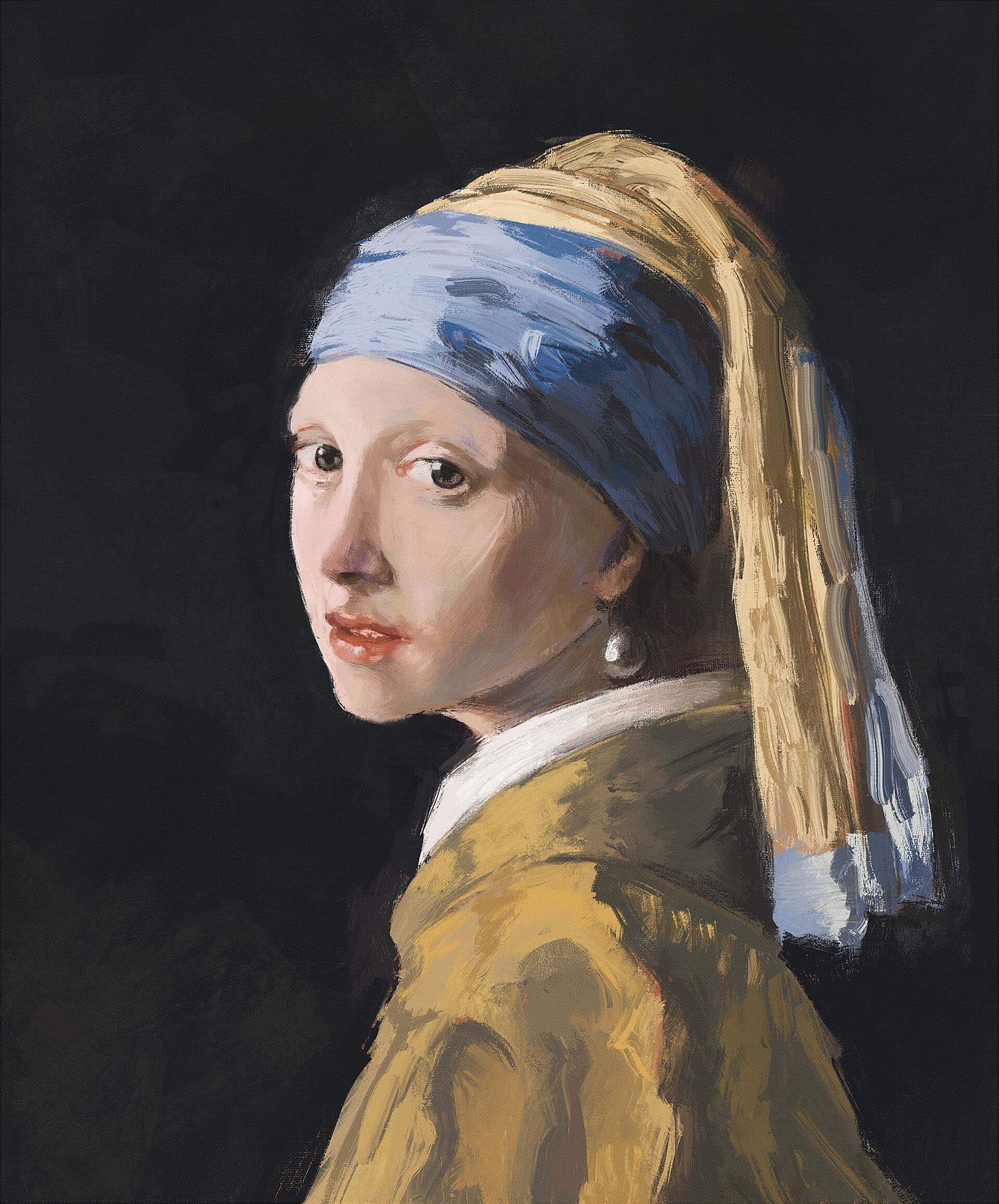 ArtStation - Girl with a Pearl Earring - Master Study